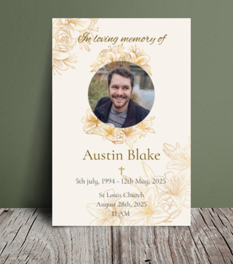 Free Funeral Order Of Service Templates Free Funeral Order Of Service Templates