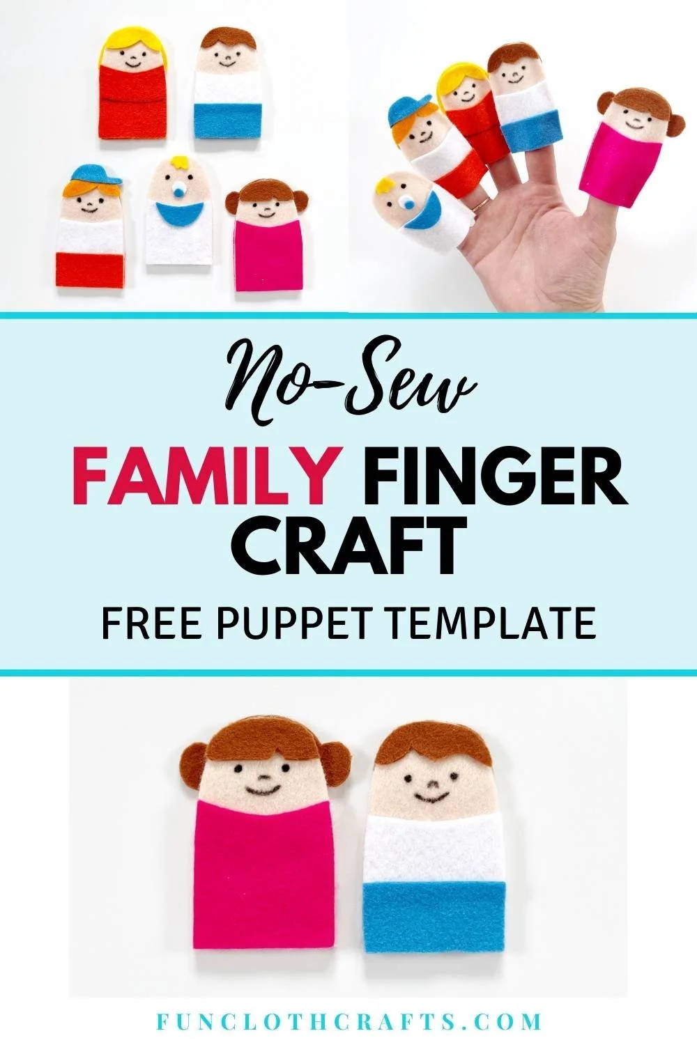 Free No Sew Family Finger Puppets Free No Sew Family Finger Puppets