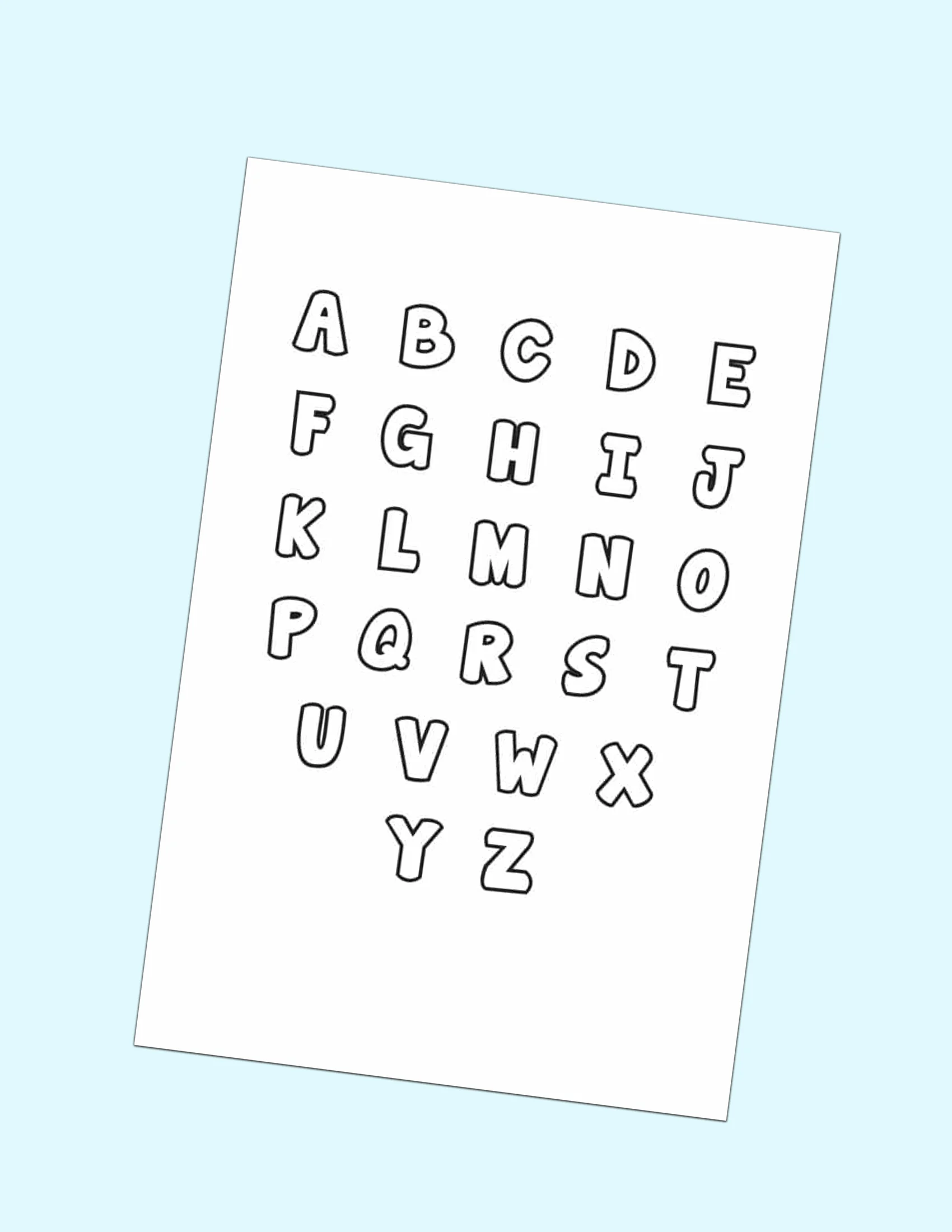 Free Printable Alphabet Templates Printable Letters