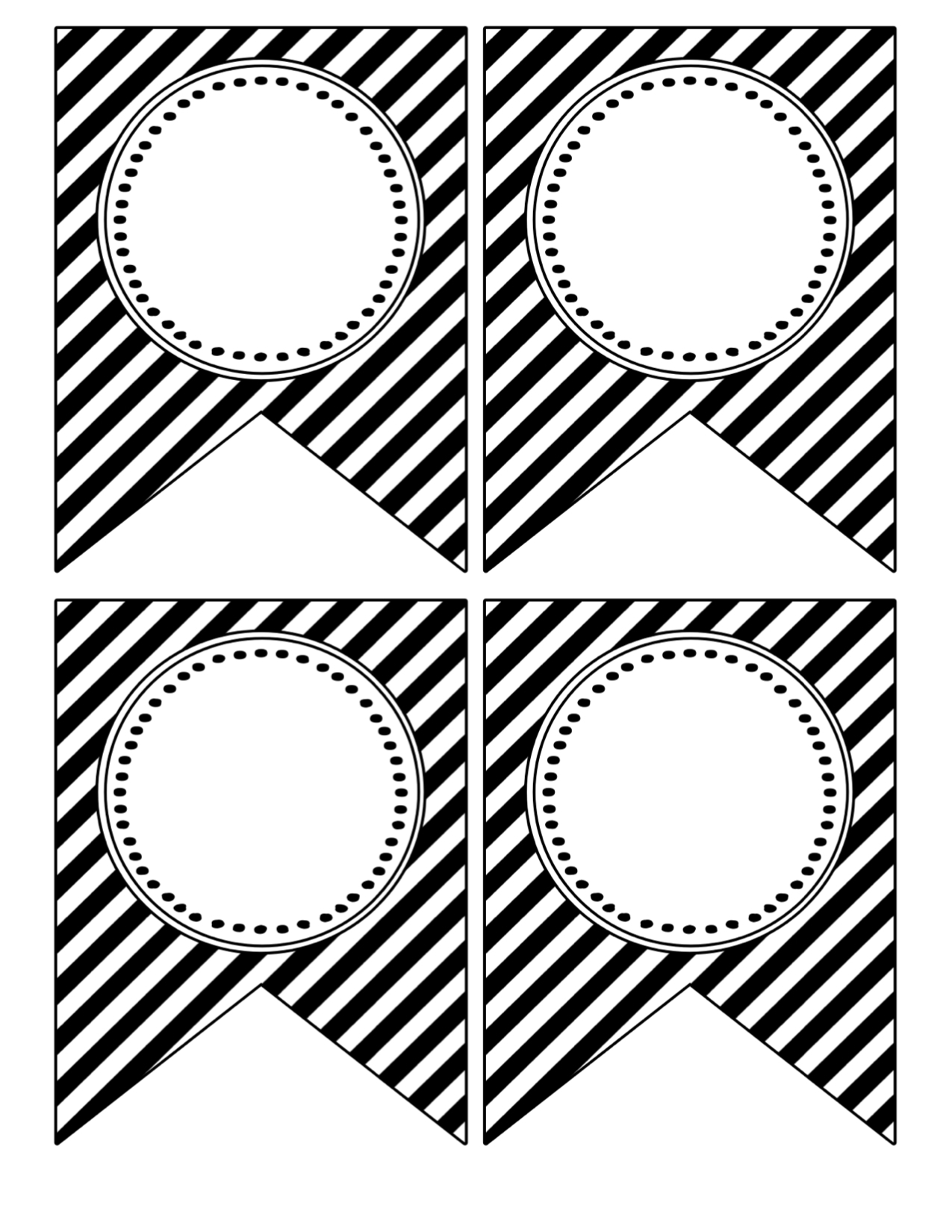 Free Printable Banner Templates Blank Banners