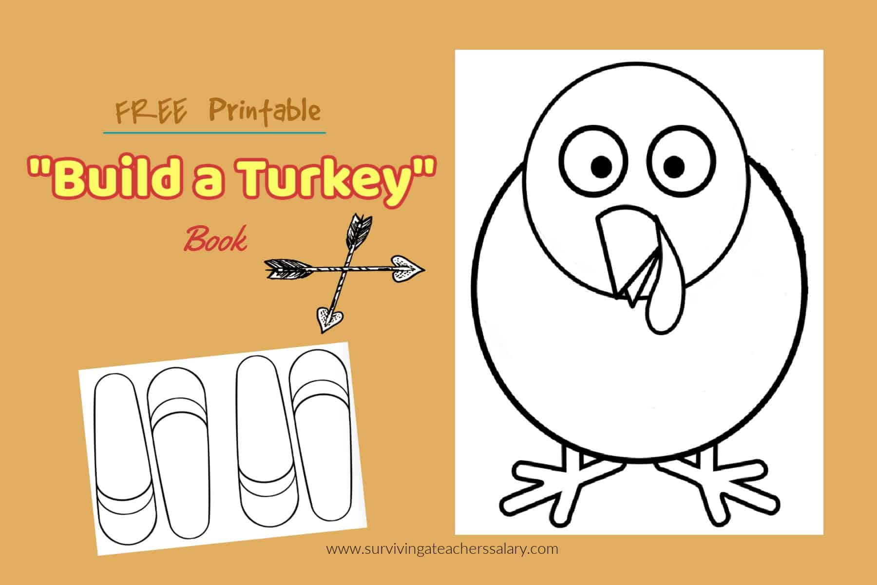 printable preschool turkey template printable preschool turkey template