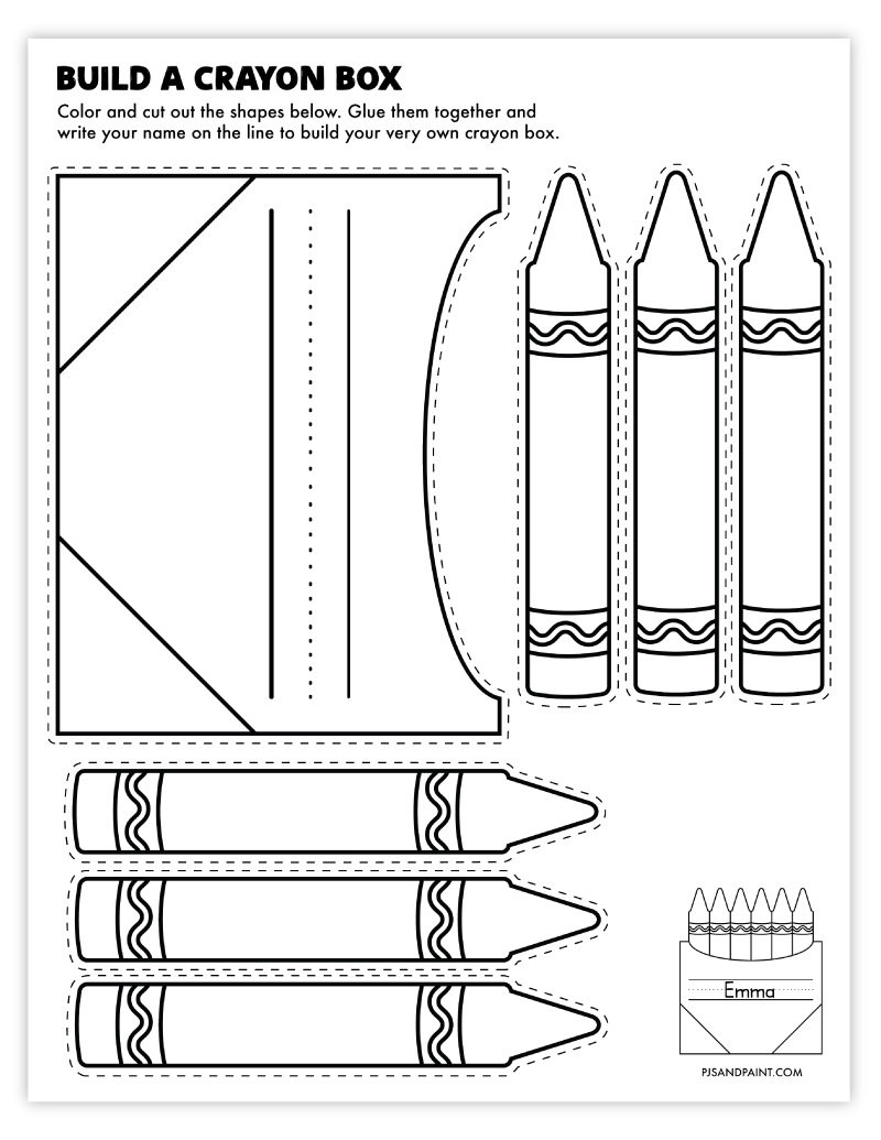 Free Printable Build Your Own Crafts