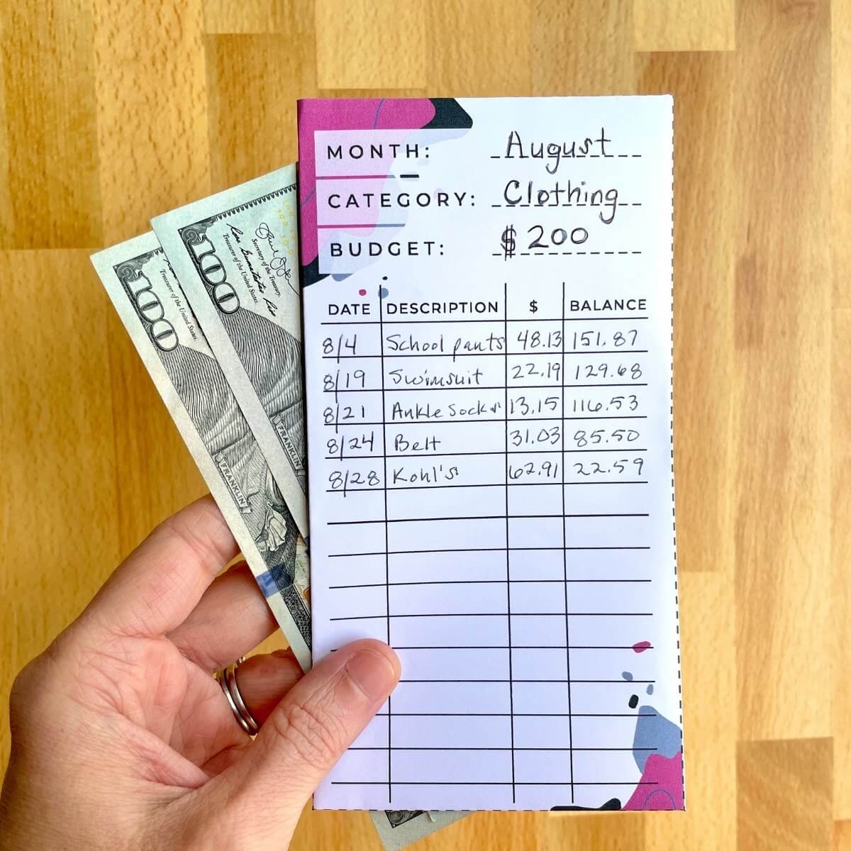 Free Printable Cash Envelope Templates Free Printable Cash Envelope Templates