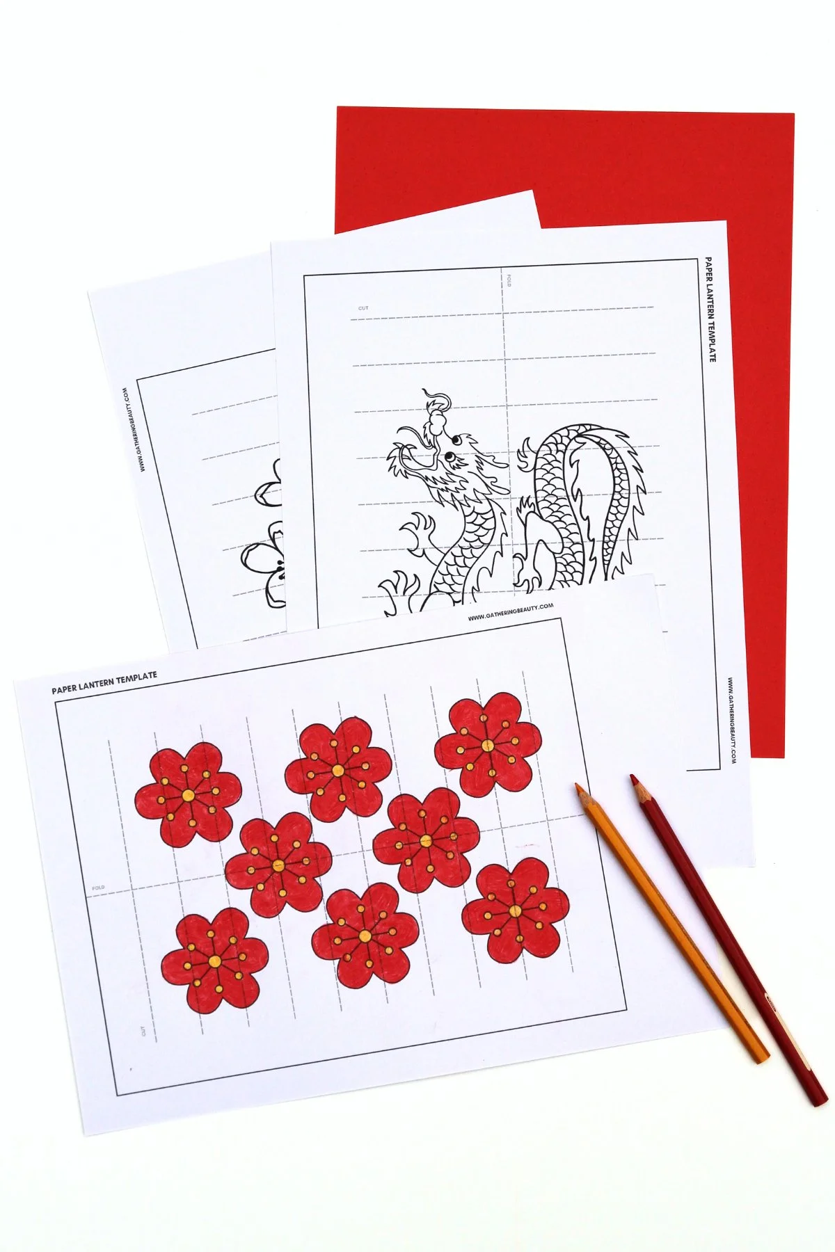 Free Printable Chinese Lantern Templates Free Printable Chinese Lantern Templates