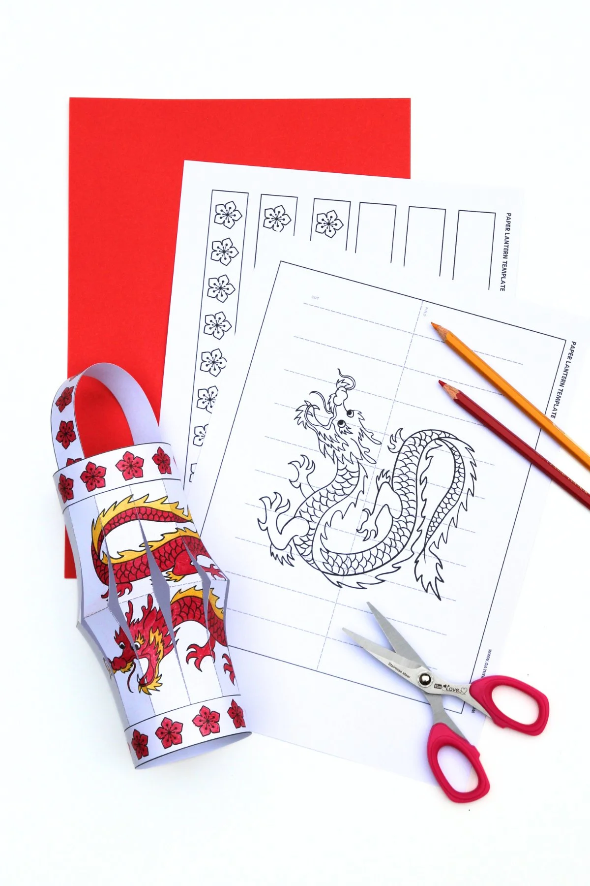 Free Printable Chinese Lantern Templates Free Printable Chinese Lantern Templates