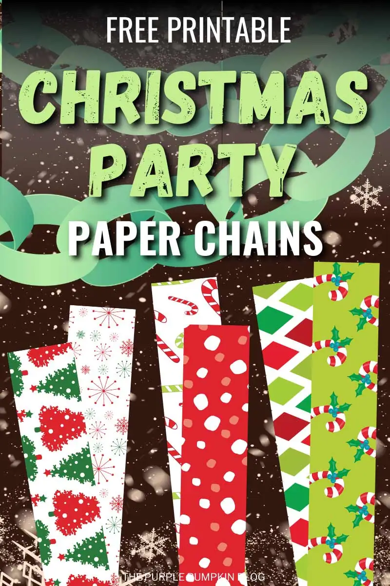 christmas paper chain template printable christmas paper chain template printable