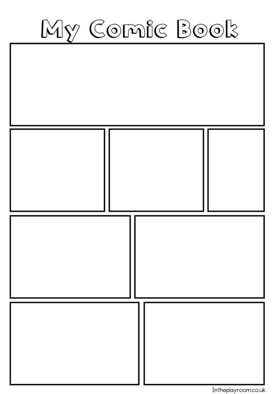 Free Printable Comic Strip Templates For Kids Free Printable Comic Strip Templates For Kids
