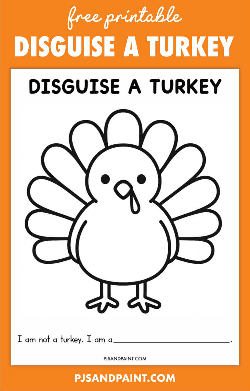 Free Printable Disguise A Turkey Template