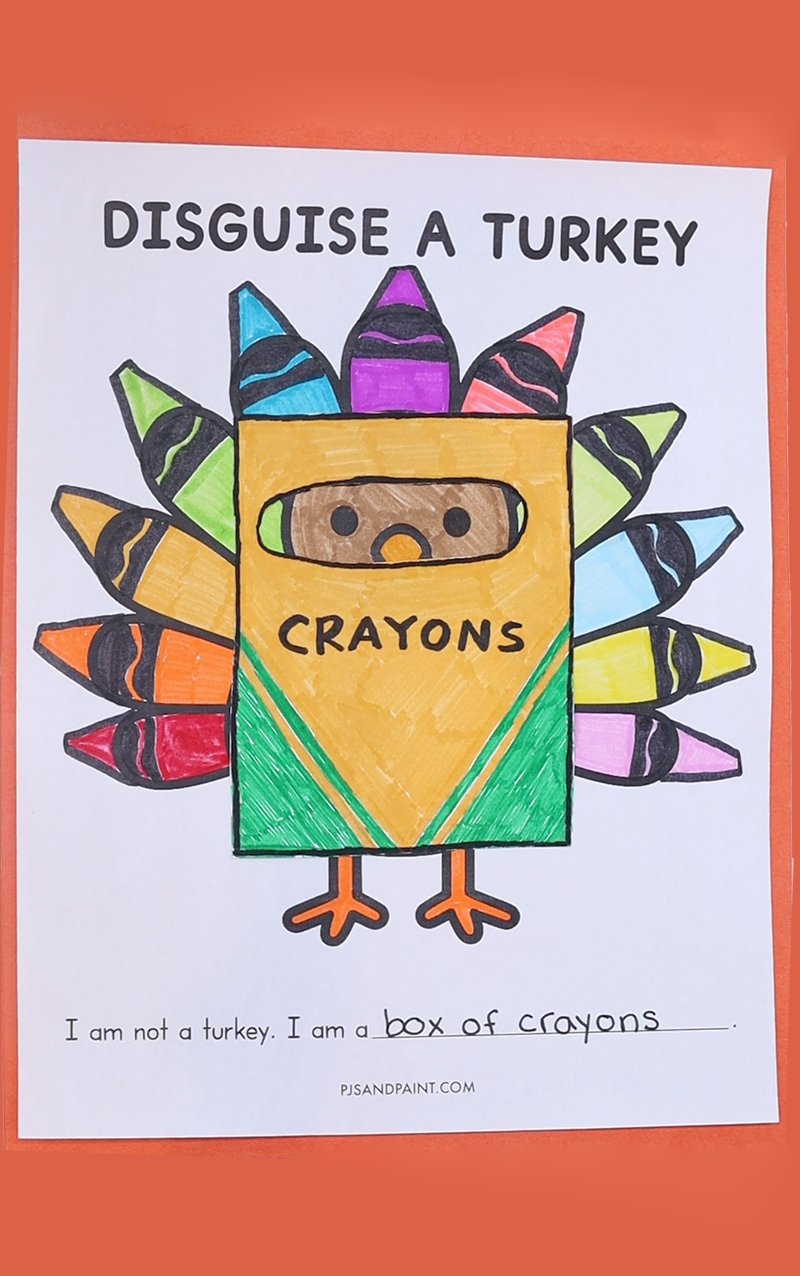 Free Printable Disguise A Turkey Template Free Printable Disguise A Turkey Template