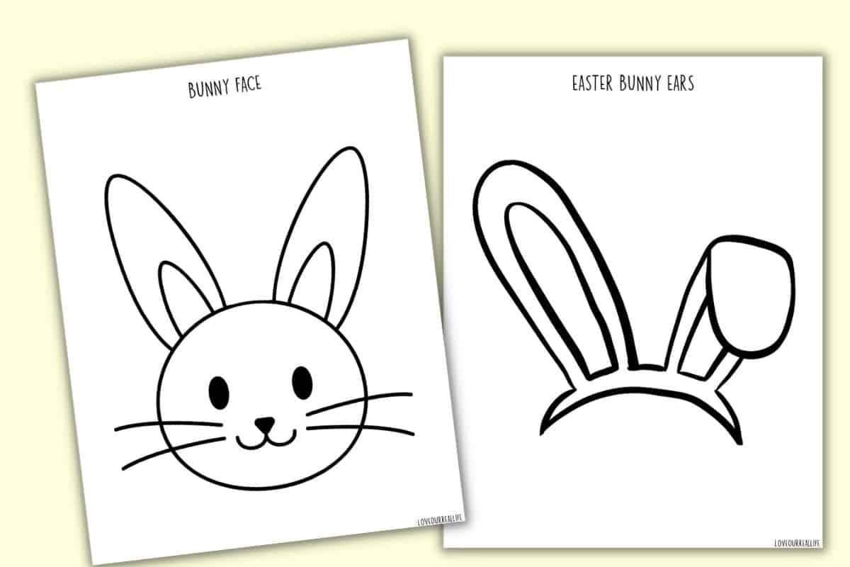 Free Printable Easter Bunny Template Free Printable Easter Bunny Template