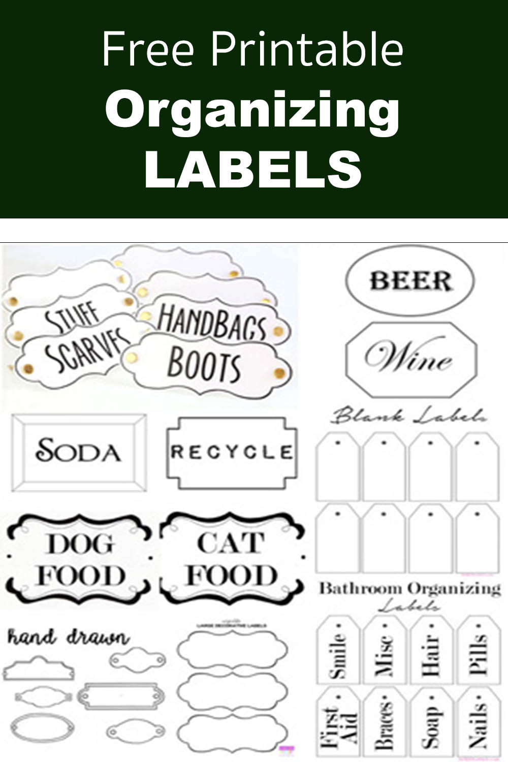 Free Printable Organizing Labels 2