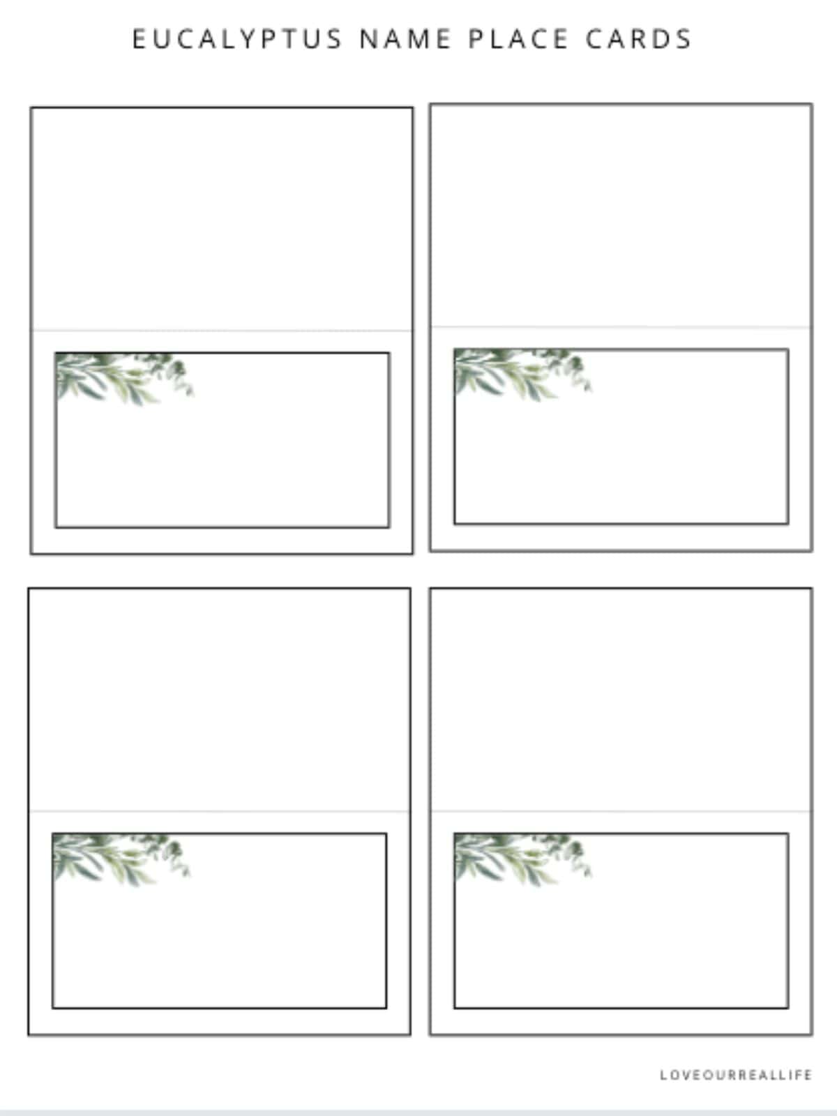 christmas table place card template christmas table place card template