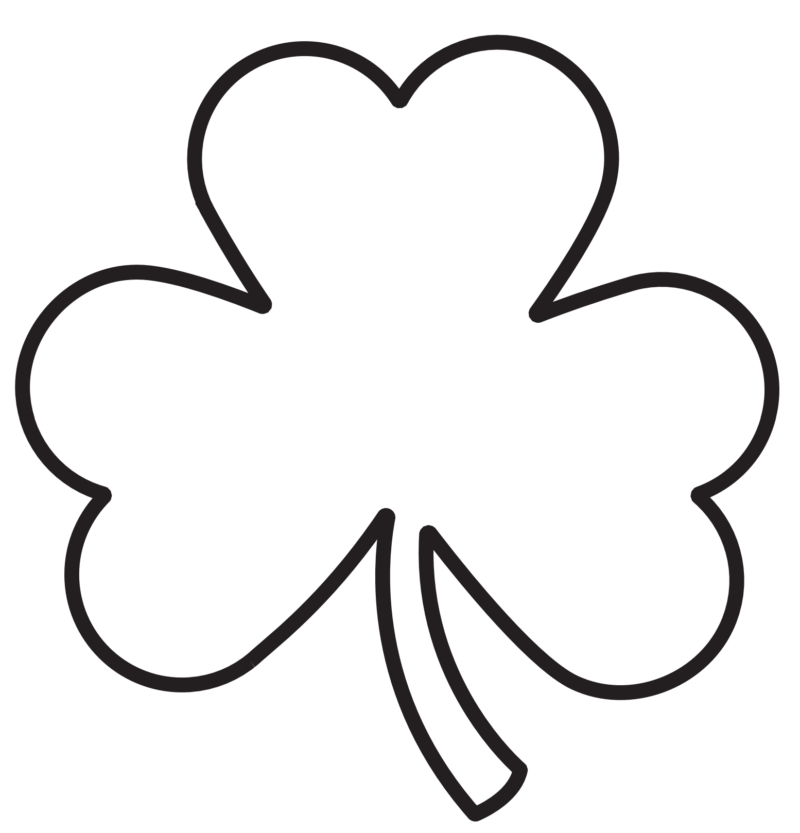 Free Printable Shamrock Printable Free Printable Shamrock Printable