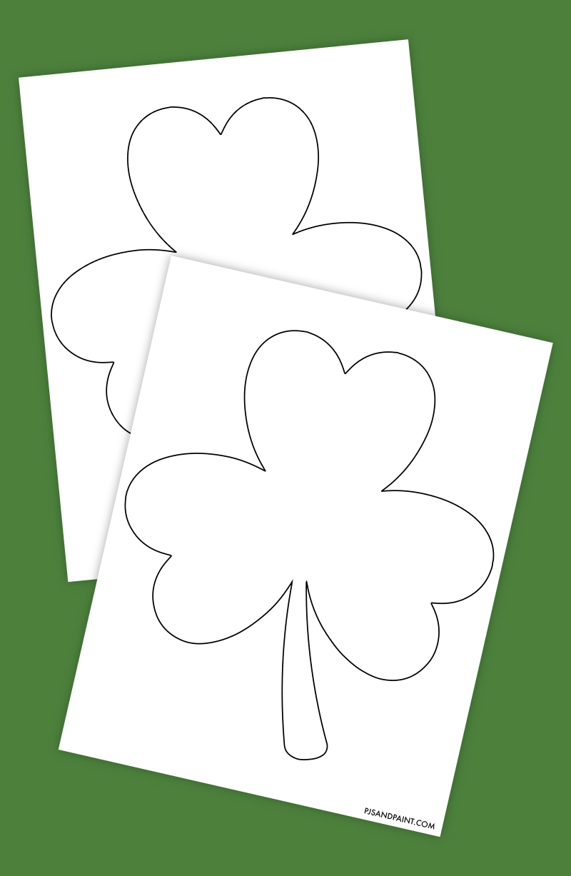 printable shamrock template printable shamrock template