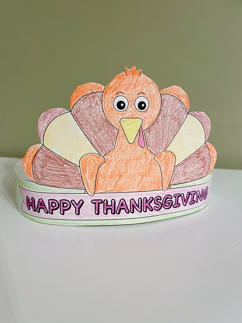 Free Printable Turkey Hat Thanksgiving Turkey Crown Free Printable Turkey Hat Thanksgiving Turkey Crown