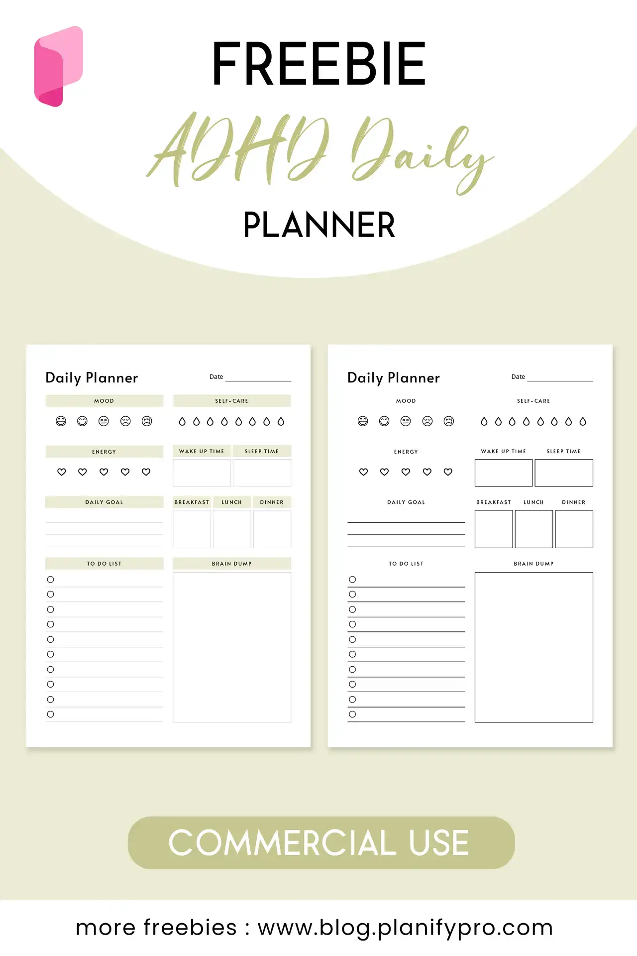 Freebie Adhd Daily Planner 1