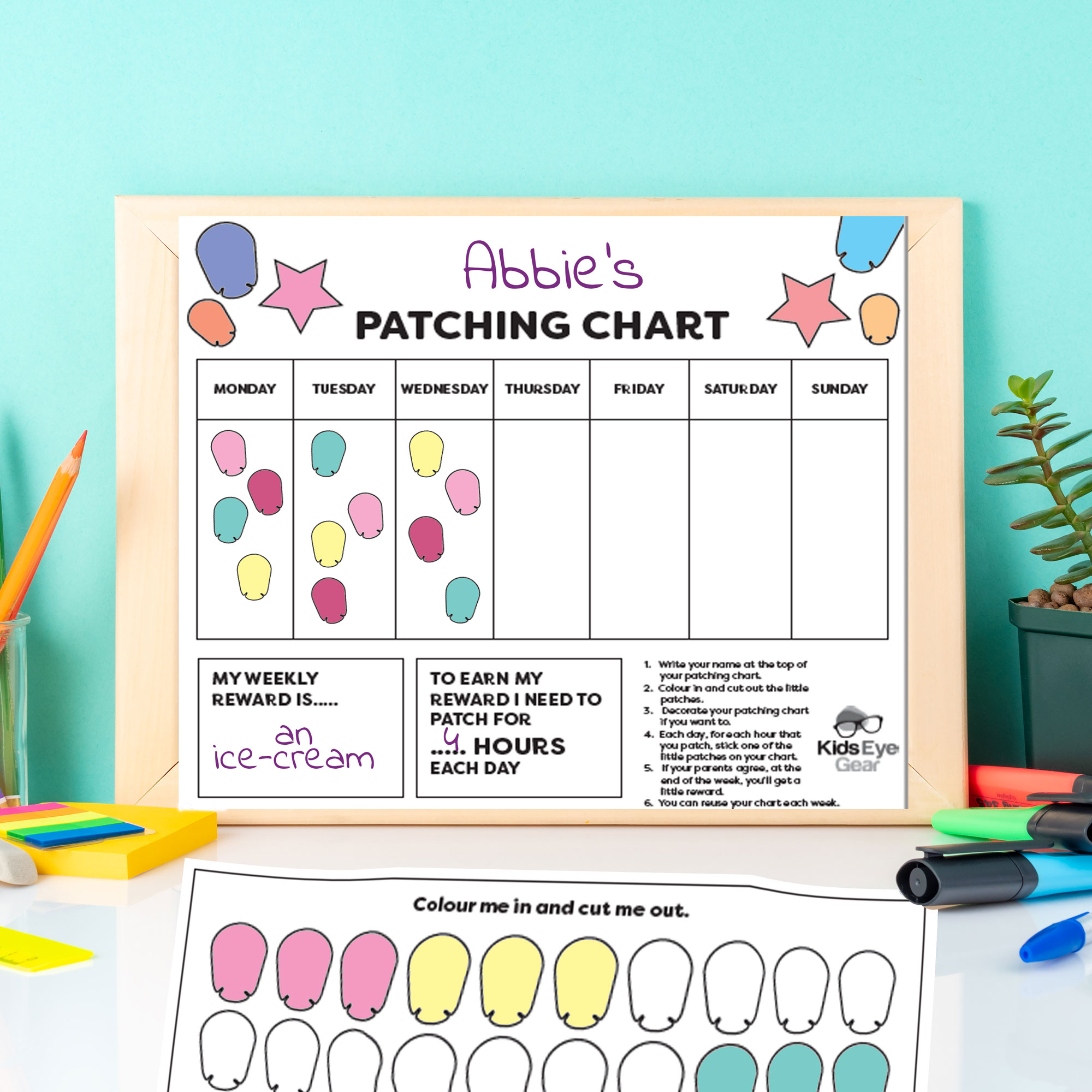 Freebie Patching Chart Printables