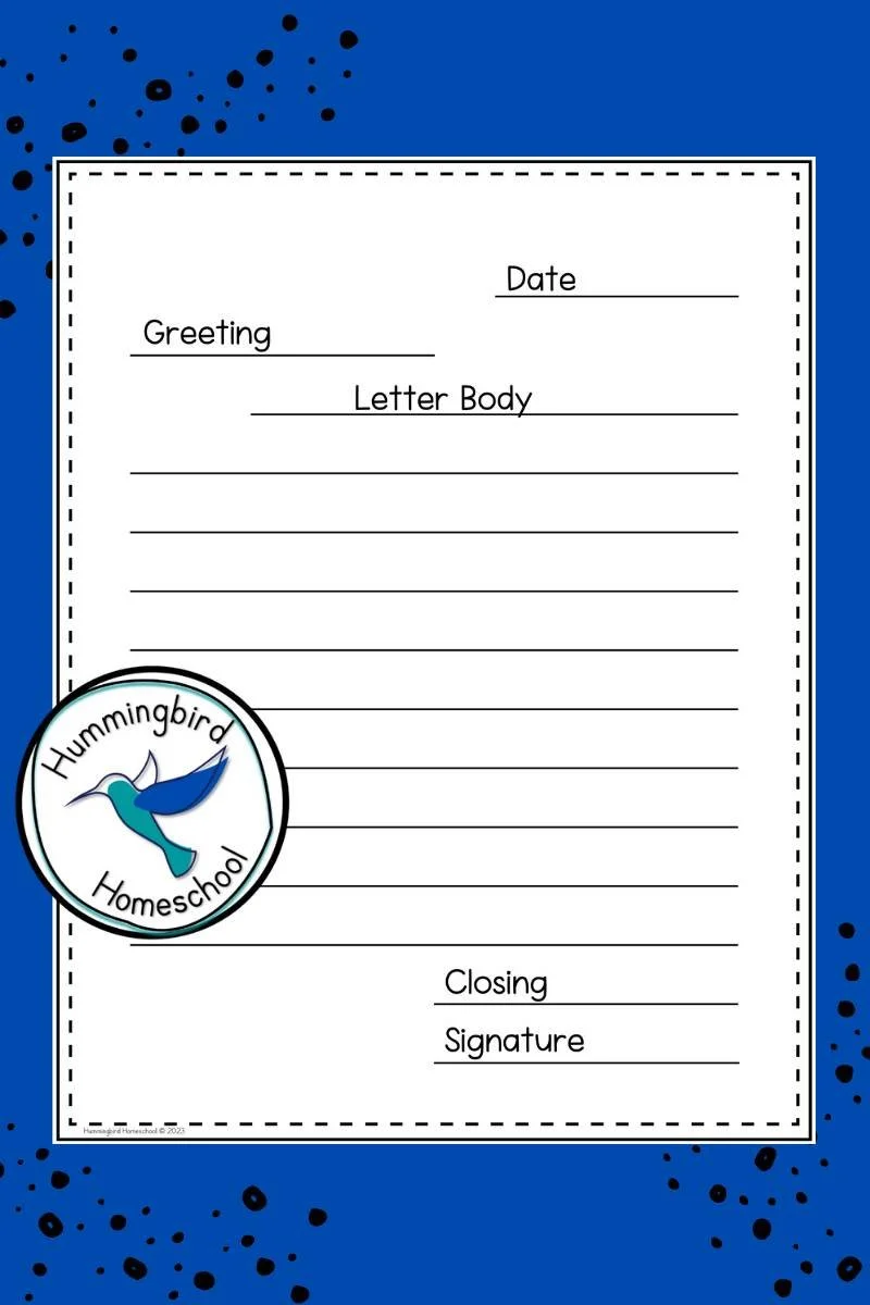 Friendly Letter Format Friendly Letter Format