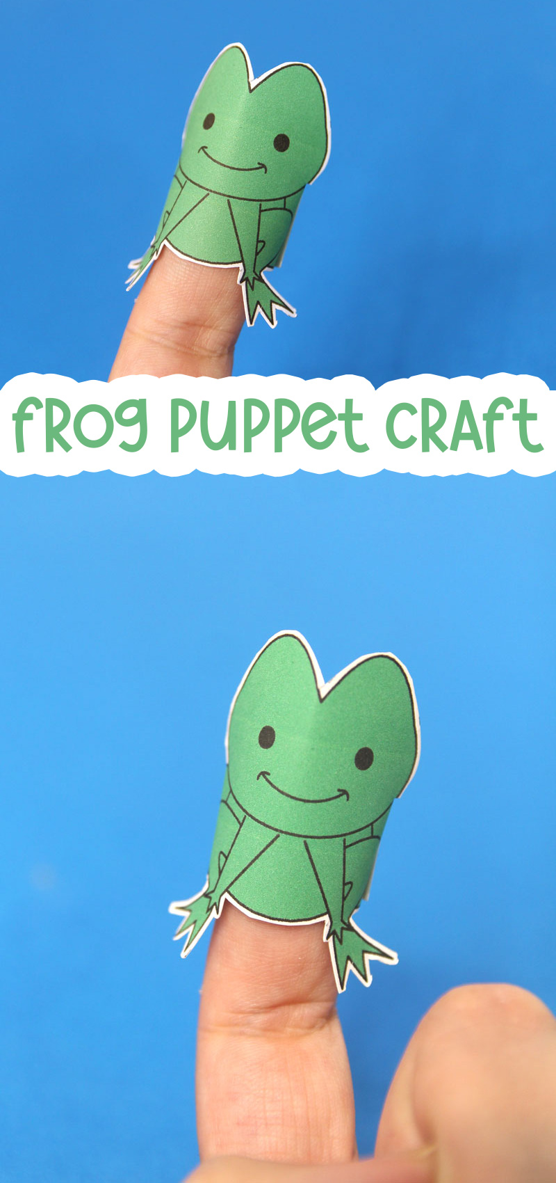 Frog Finger Puppet Template Frog Finger Puppet Template