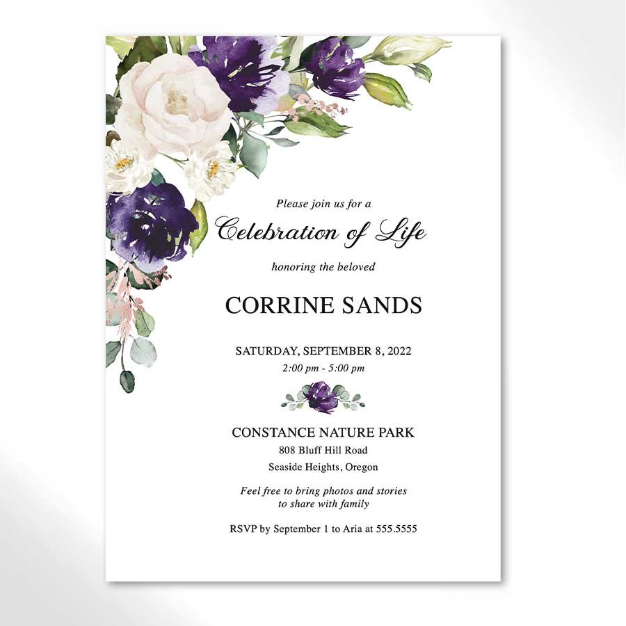 free printable funeral announcement template free printable funeral announcement template