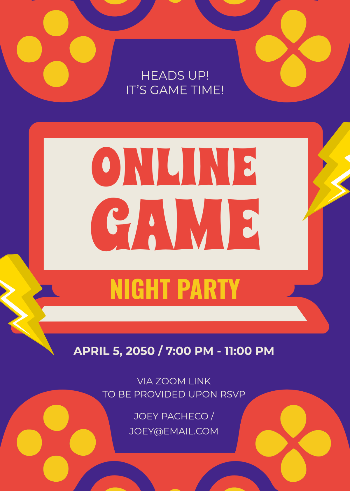 free printable game night invitation template free printable game night invitation template