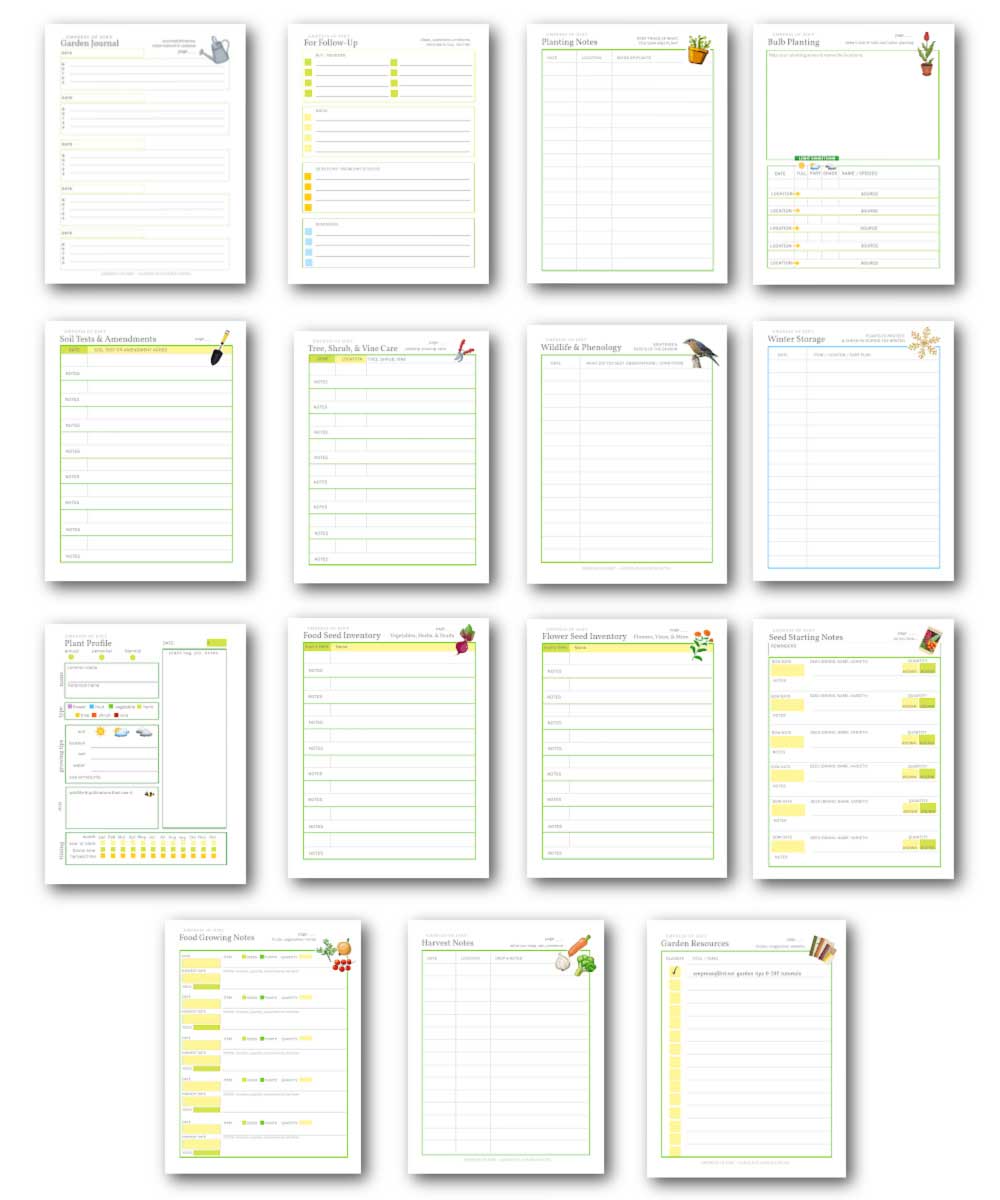 Garden Planner Resources