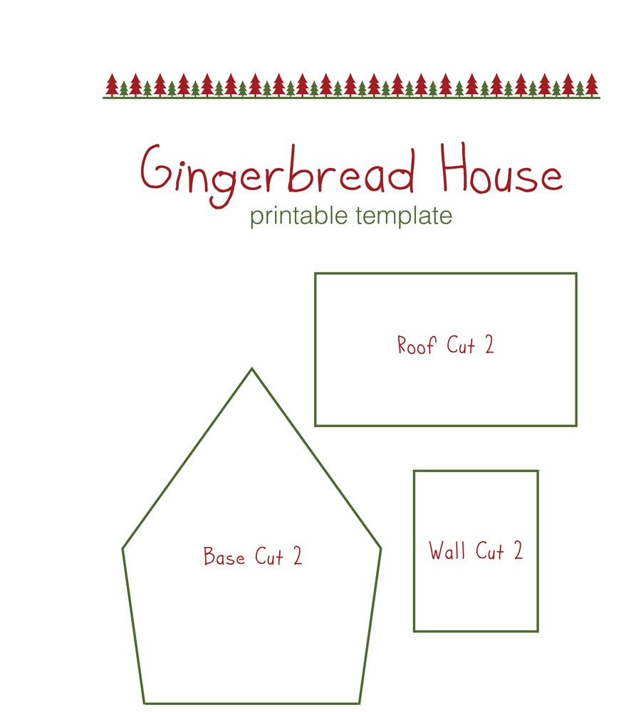 Gingerbread House Templates Gingerbread House Templates
