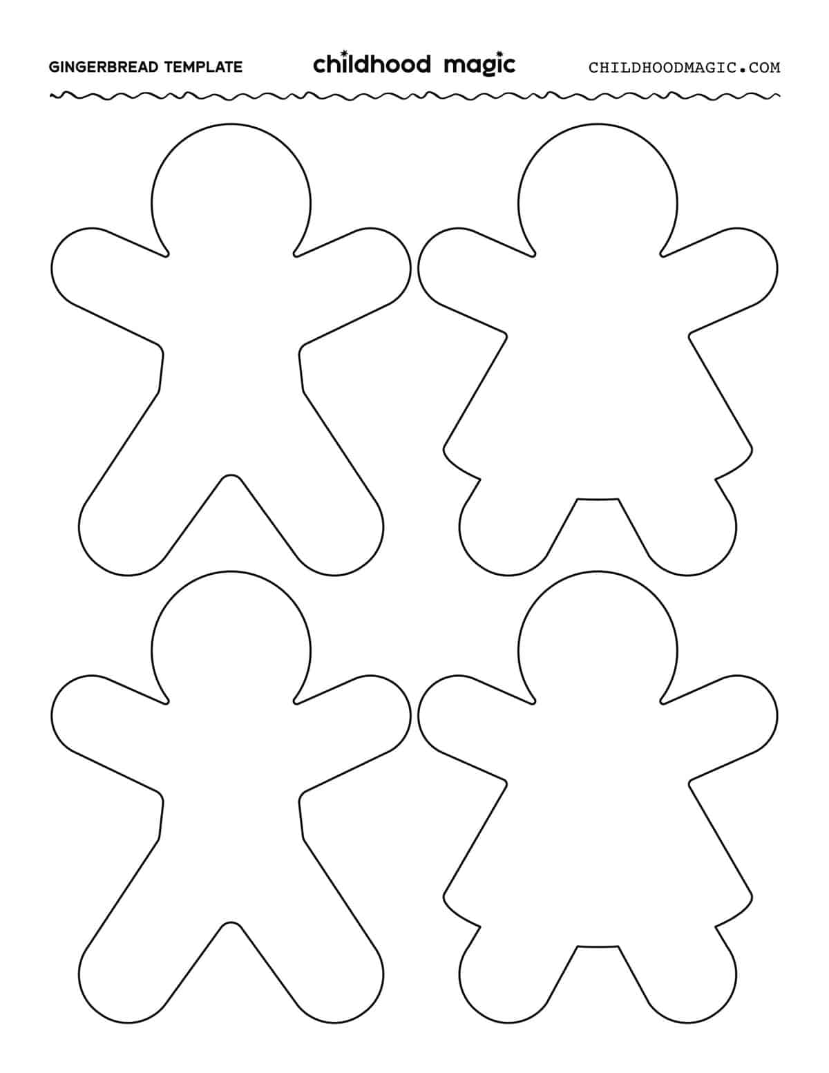 free printable brown gingerbread man template free printable brown gingerbread man template