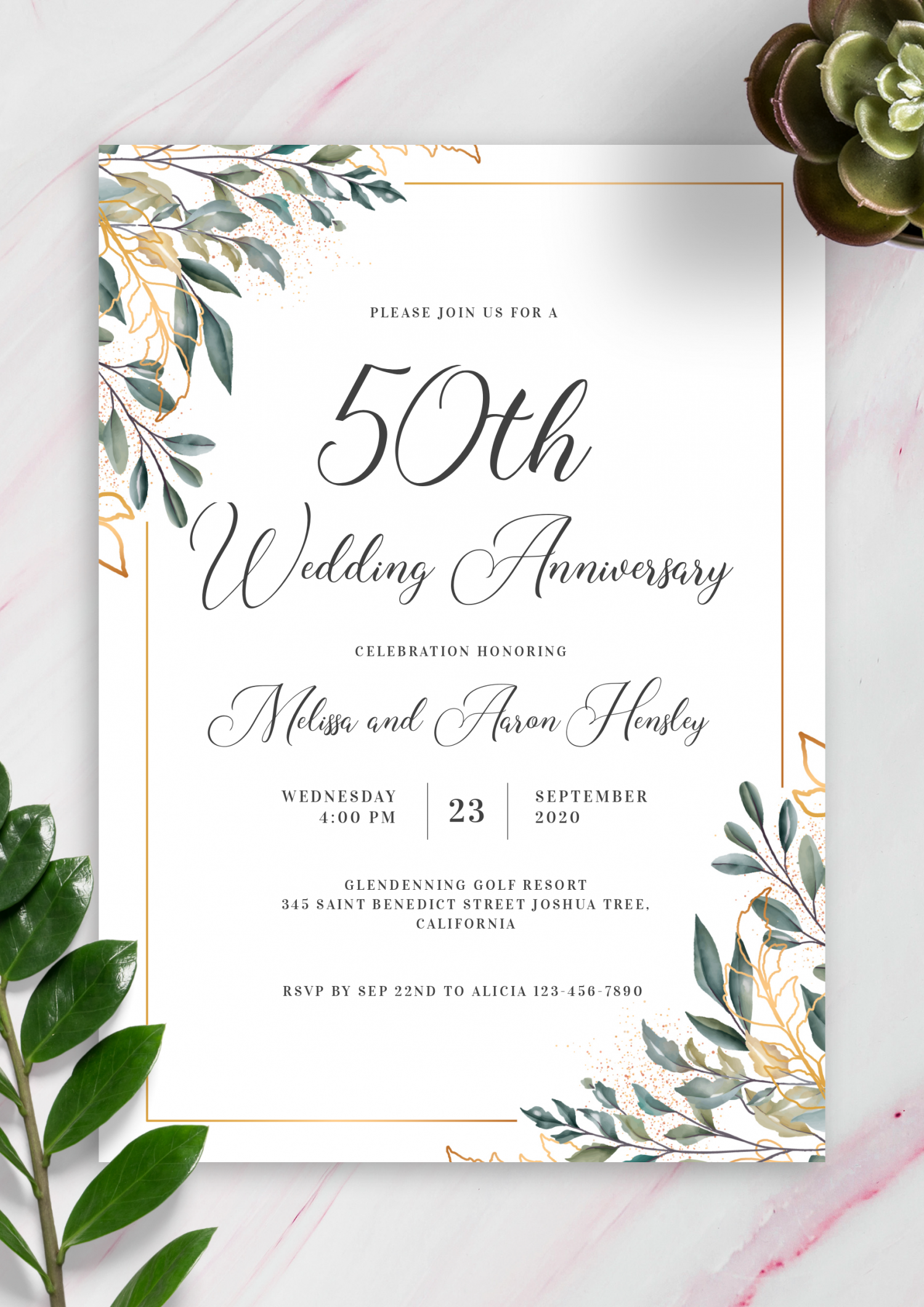 free printable 50th anniversary invitation template free printable 50th anniversary invitation template