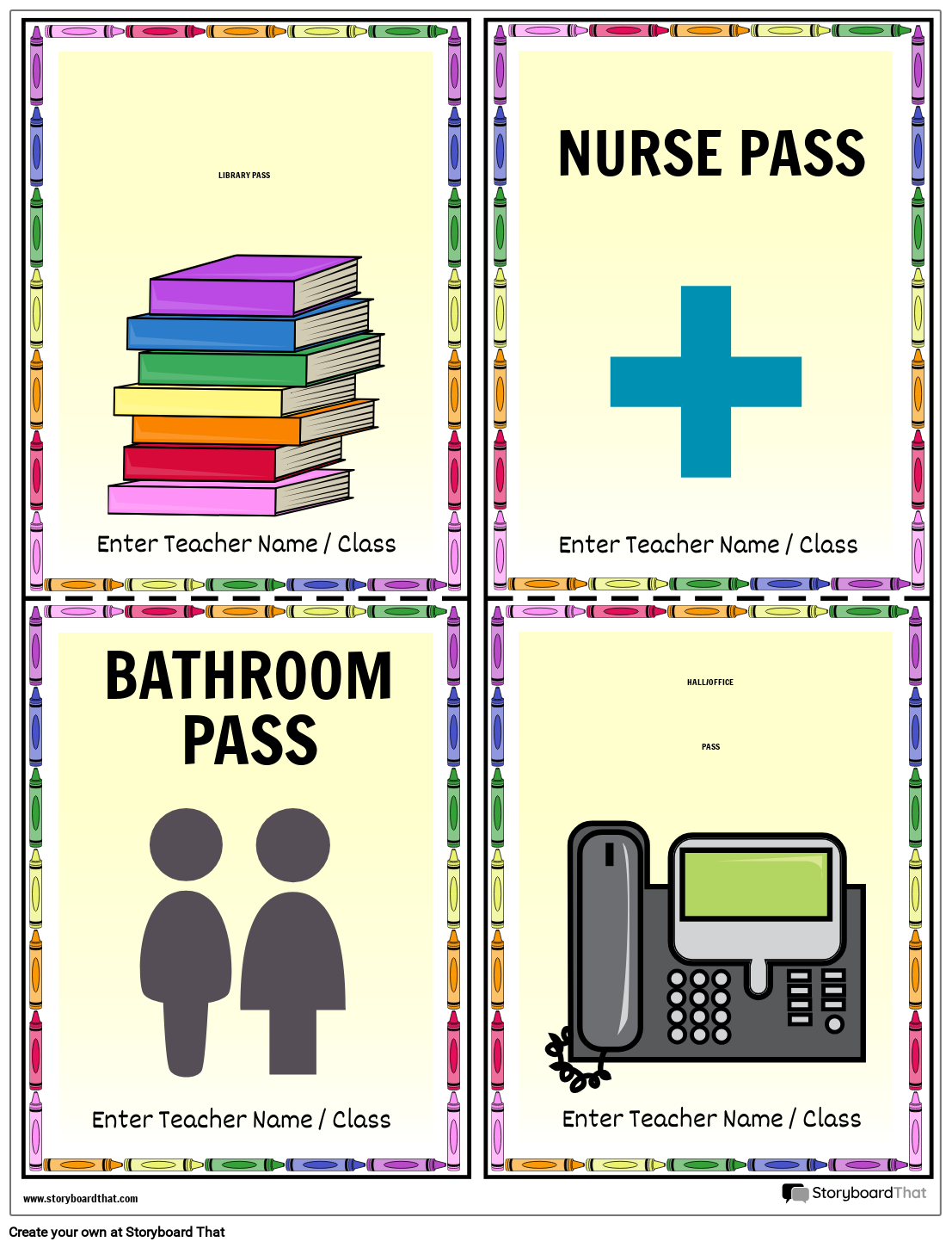 Hall Passes Hall Passes
