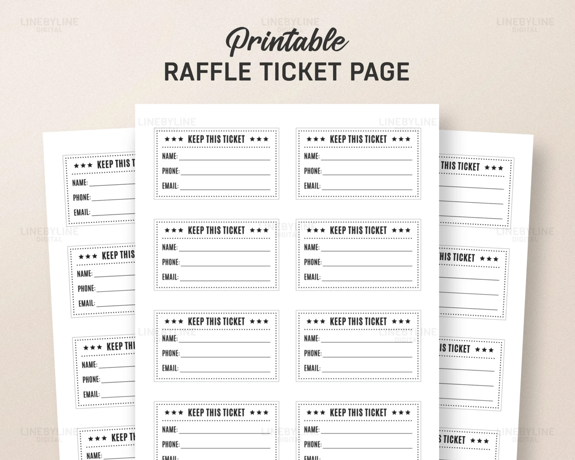 How To Incorporate Your Brand Into Printable Blank Raffle Tickets How To Incorporate Your Brand Into Printable Blank Raffle Tickets