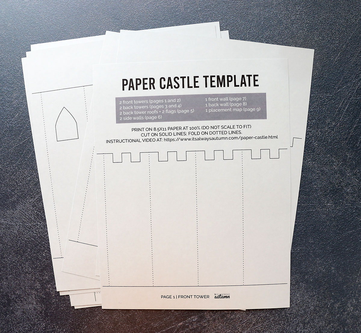 How To Make A Paper Or Cardboard Castle