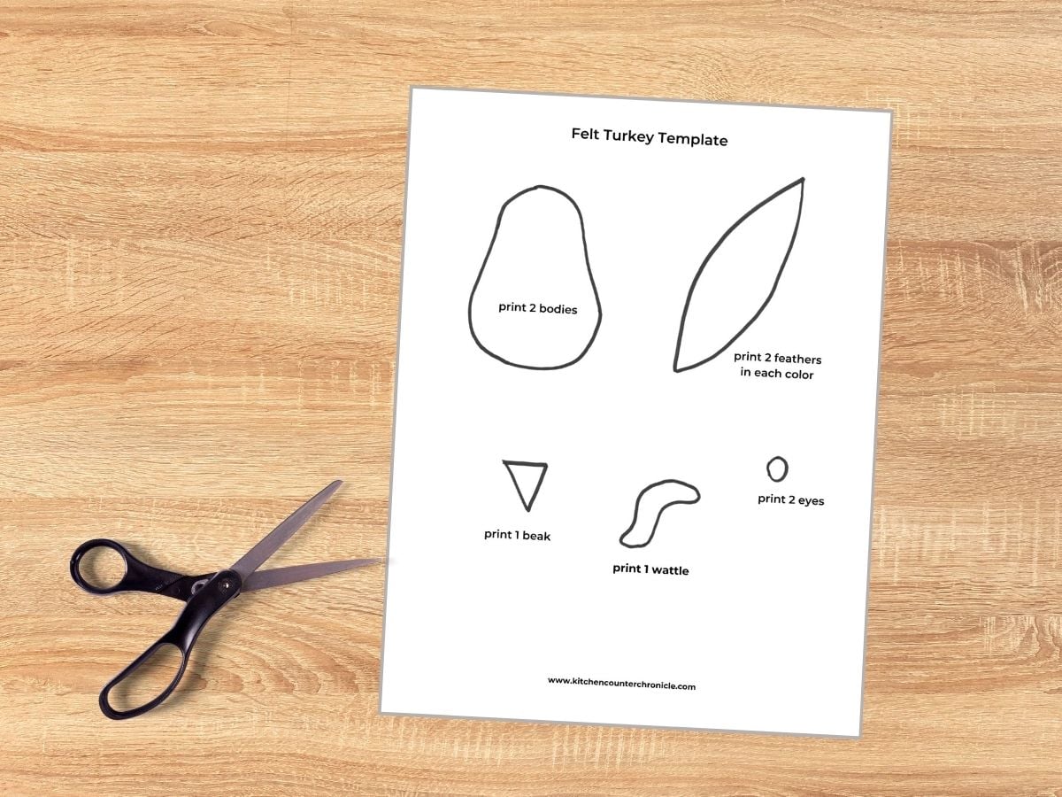How To Make Felt Turkey Craft How To Make Felt Turkey Craft