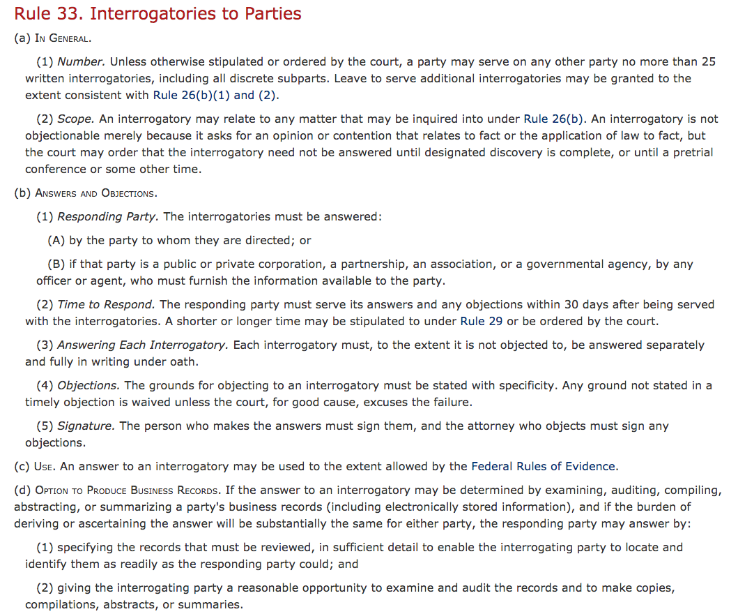 How To Write Interrogatories How To Write Interrogatories