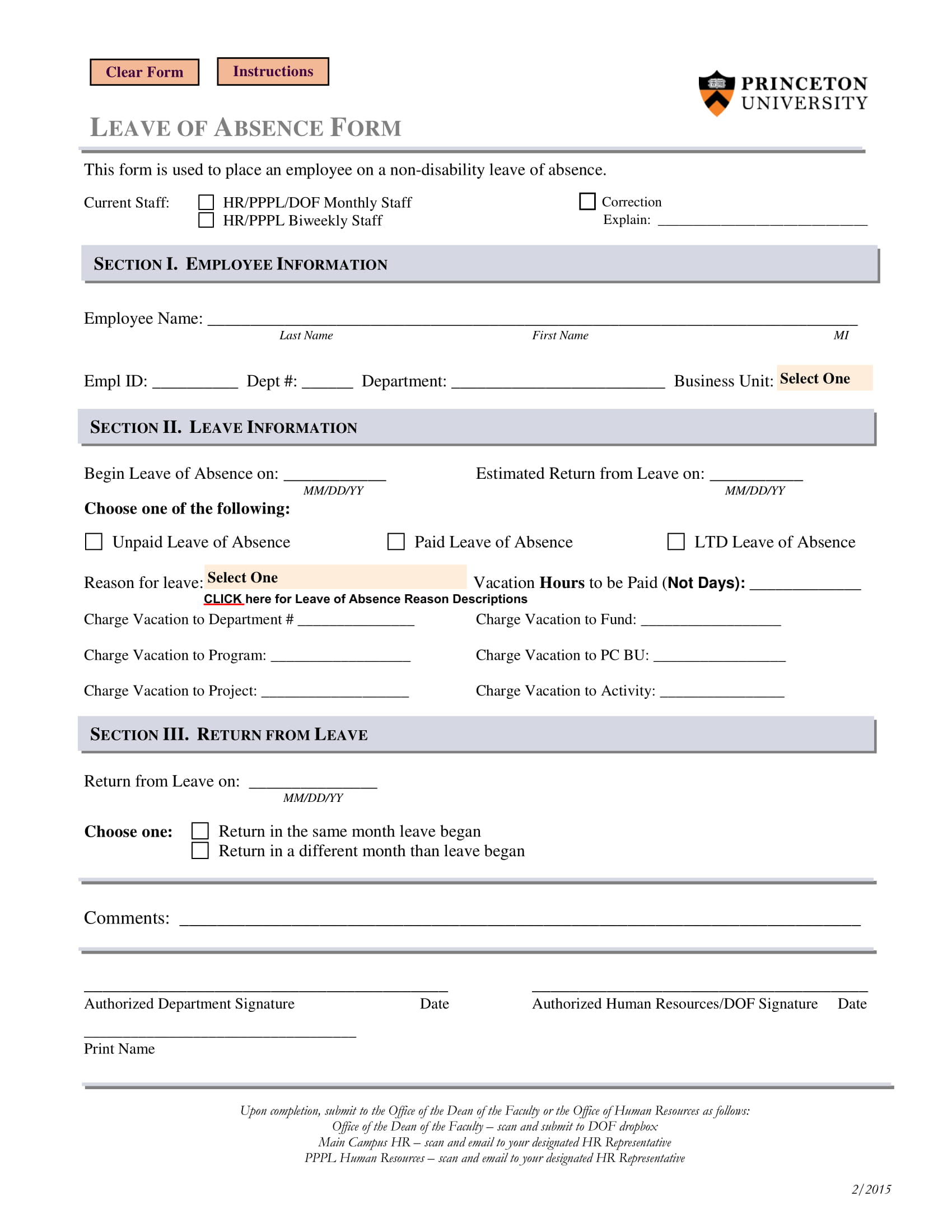 Hr Forms Examples Hr Forms Examples