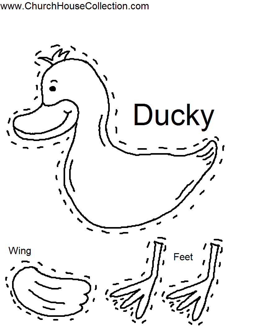 Im So Ducky To Have Jesus In My Life Template