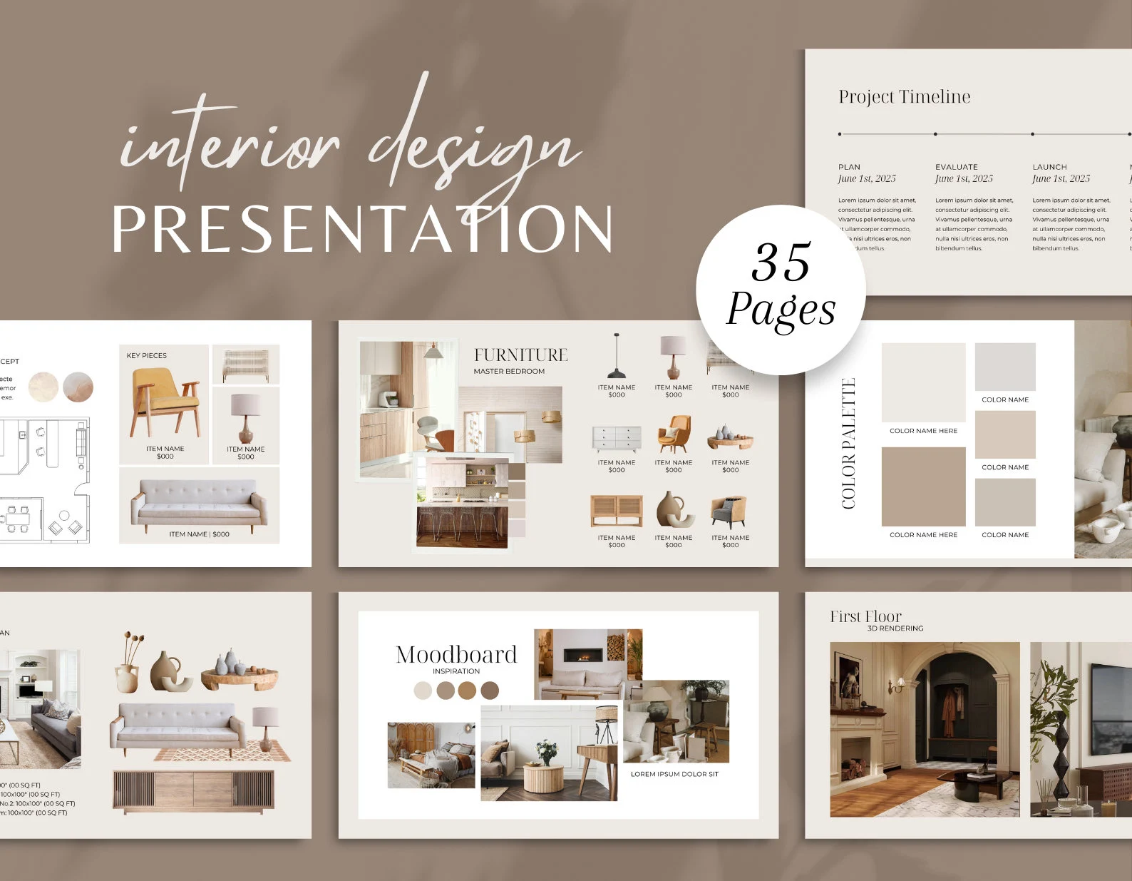 Interior Design Template Client