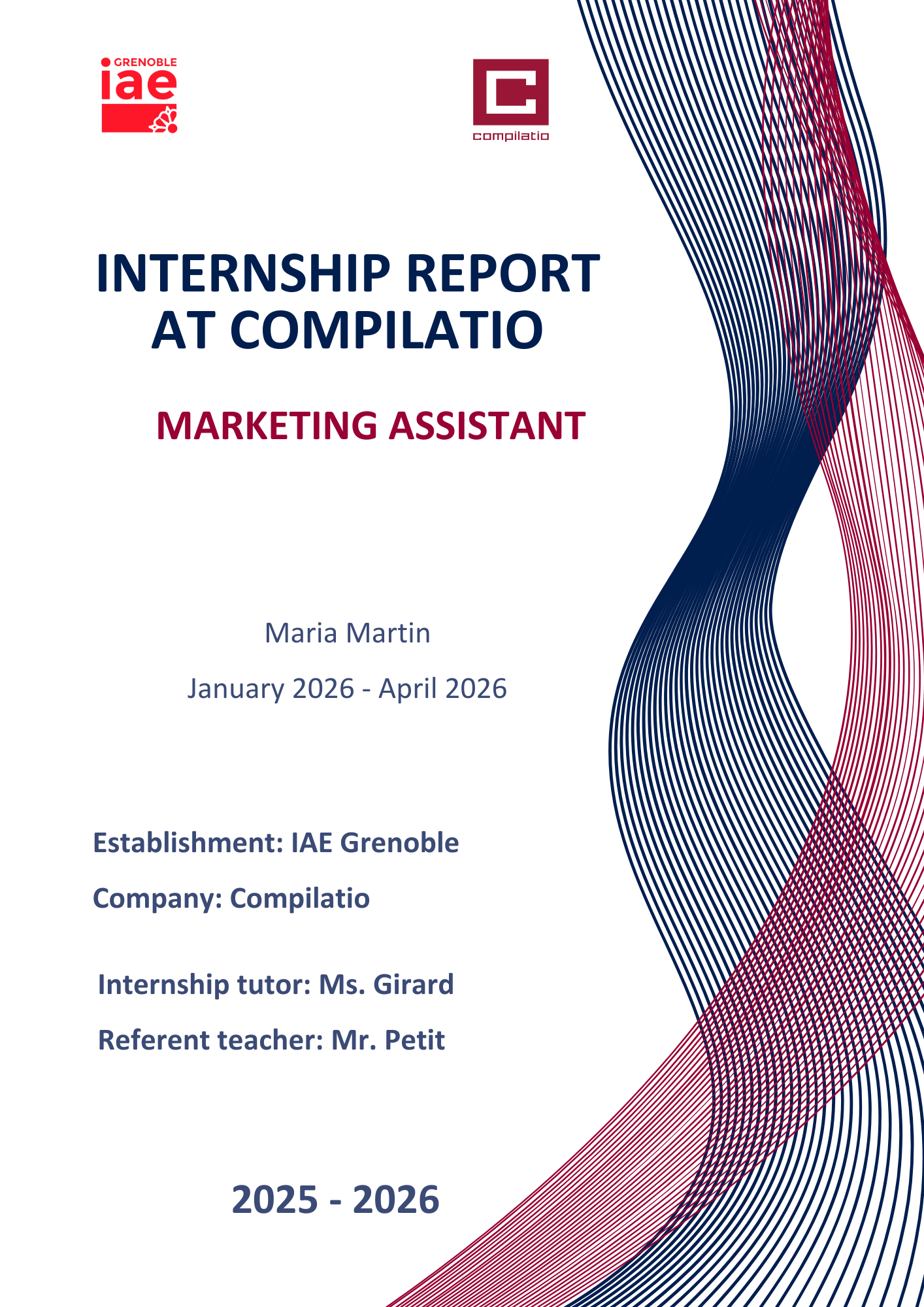 internship journal sample template internship journal sample template