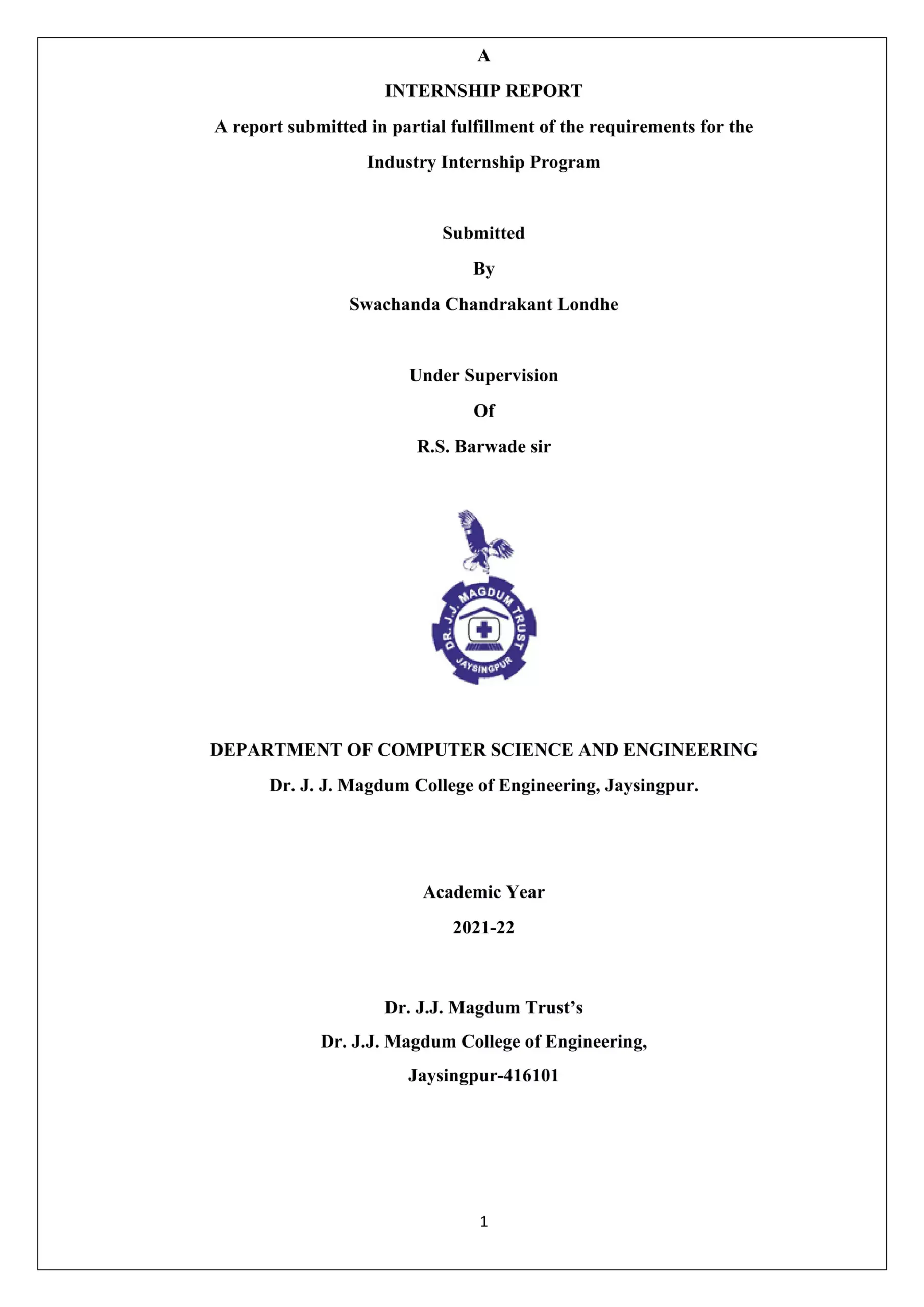 Internship Reportpdf 251830701 Internship Reportpdf 251830701
