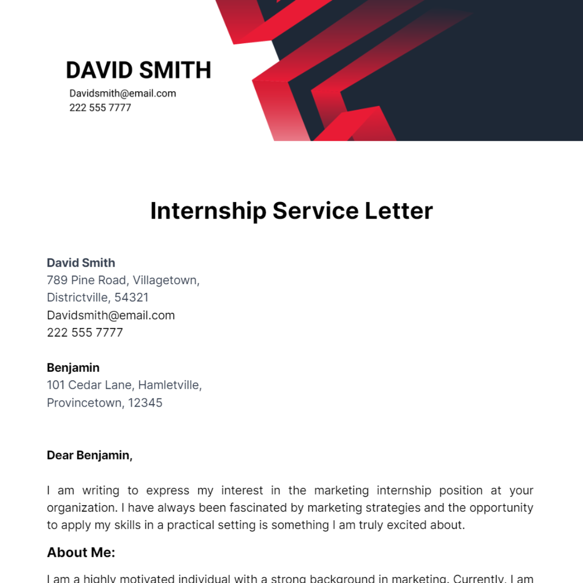 service letter sample templates service letter sample templates