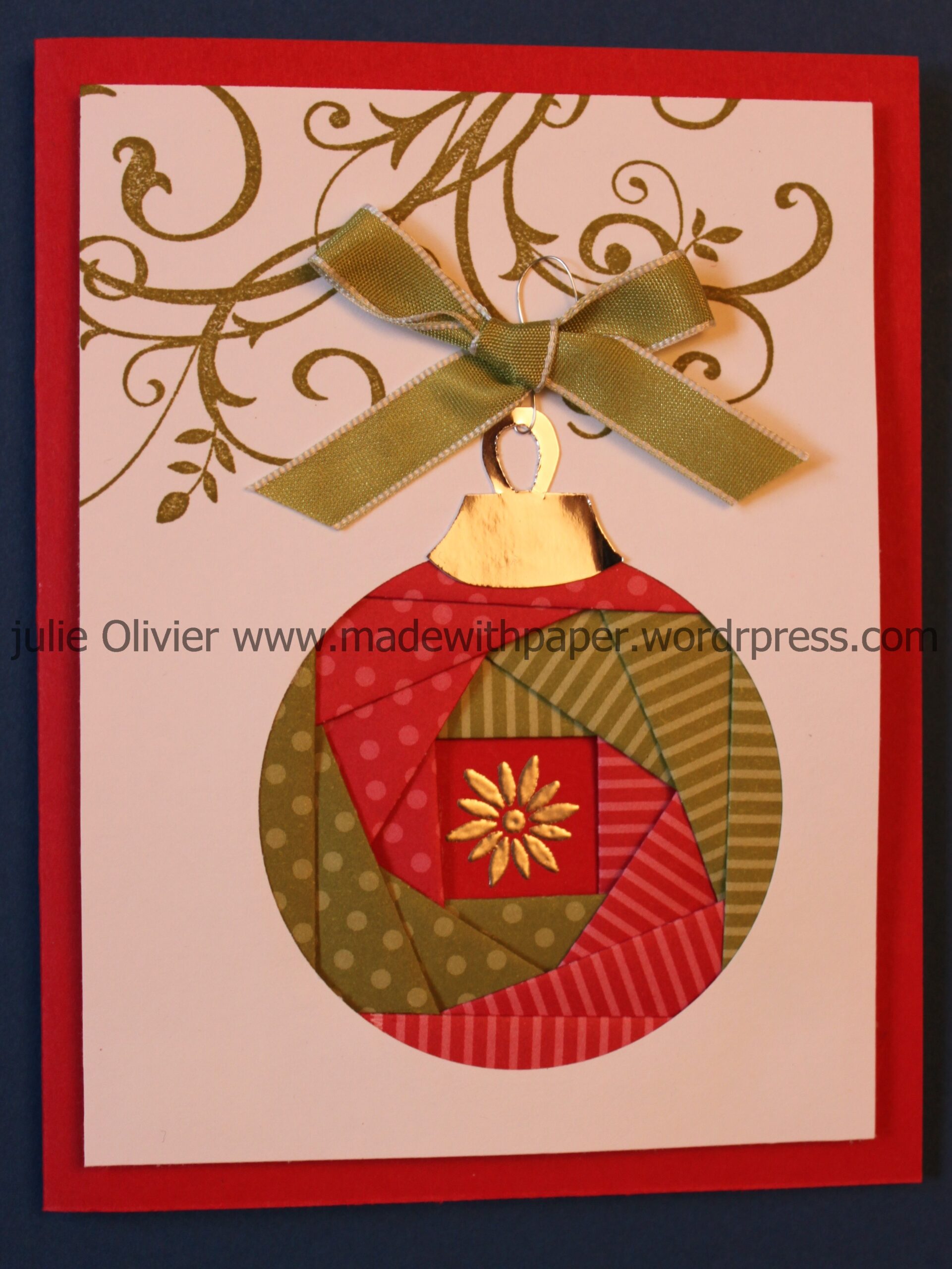 Iris Folding Christmas Ornement Iris Folding Christmas Ornement