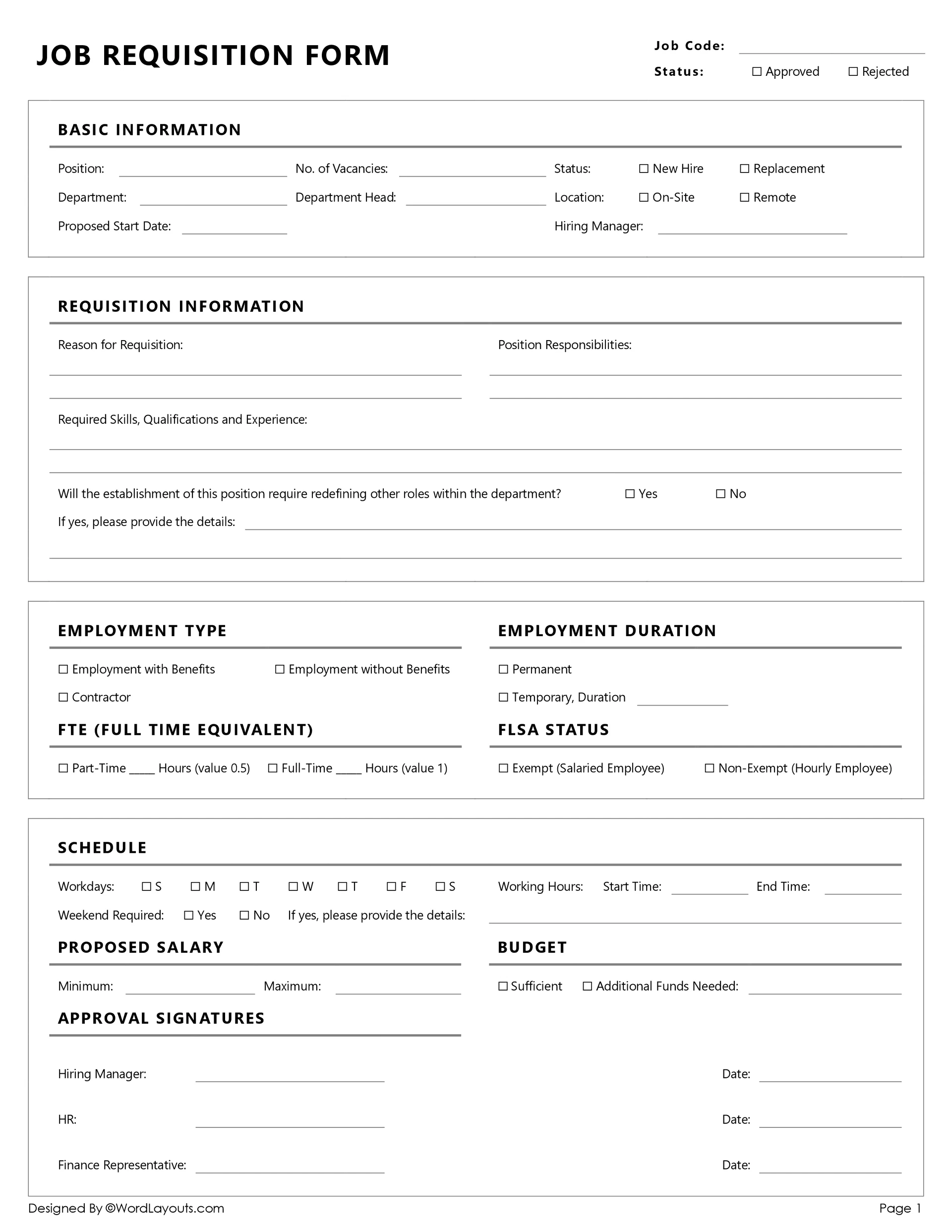 requisition form sample template requisition form sample template