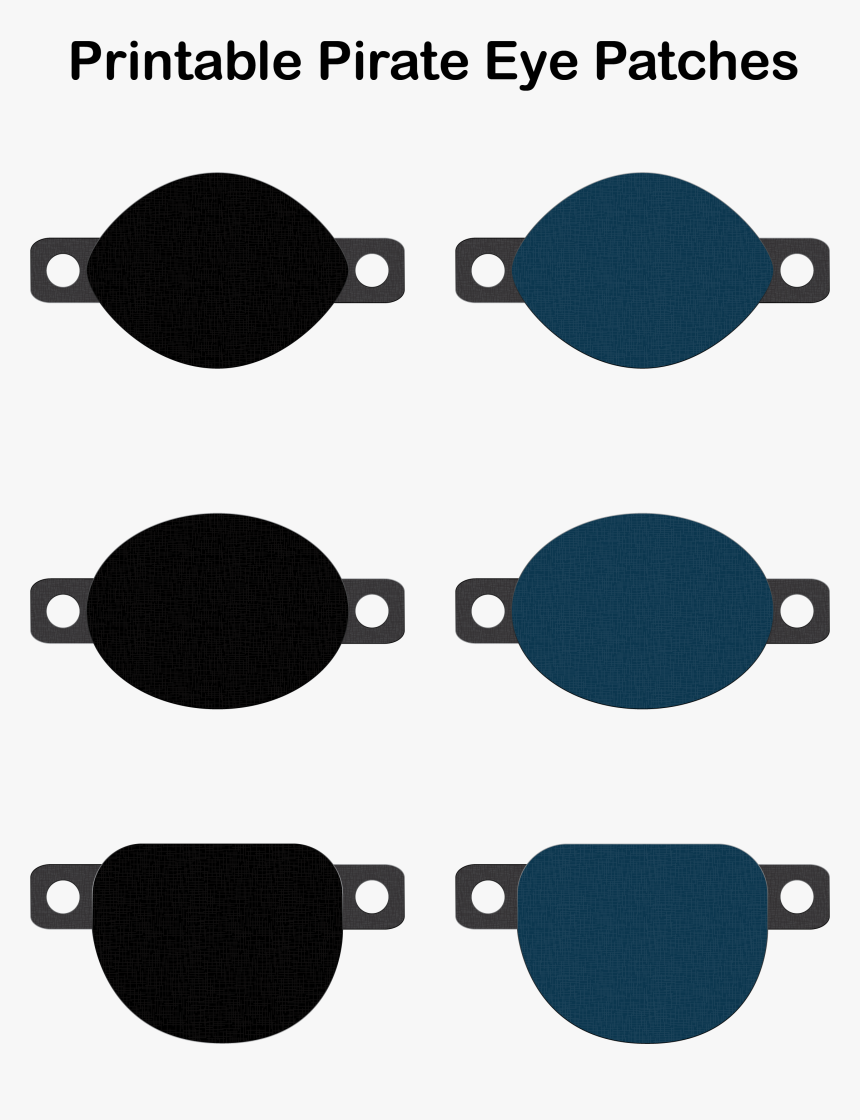 Joxii Printablee Eye Patch Template Pictures Hd Patches For