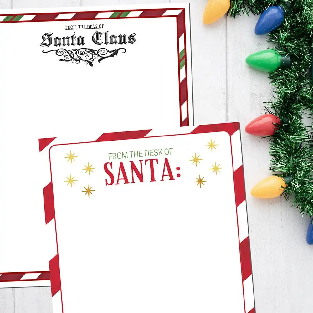Letter From Santa Free Printable