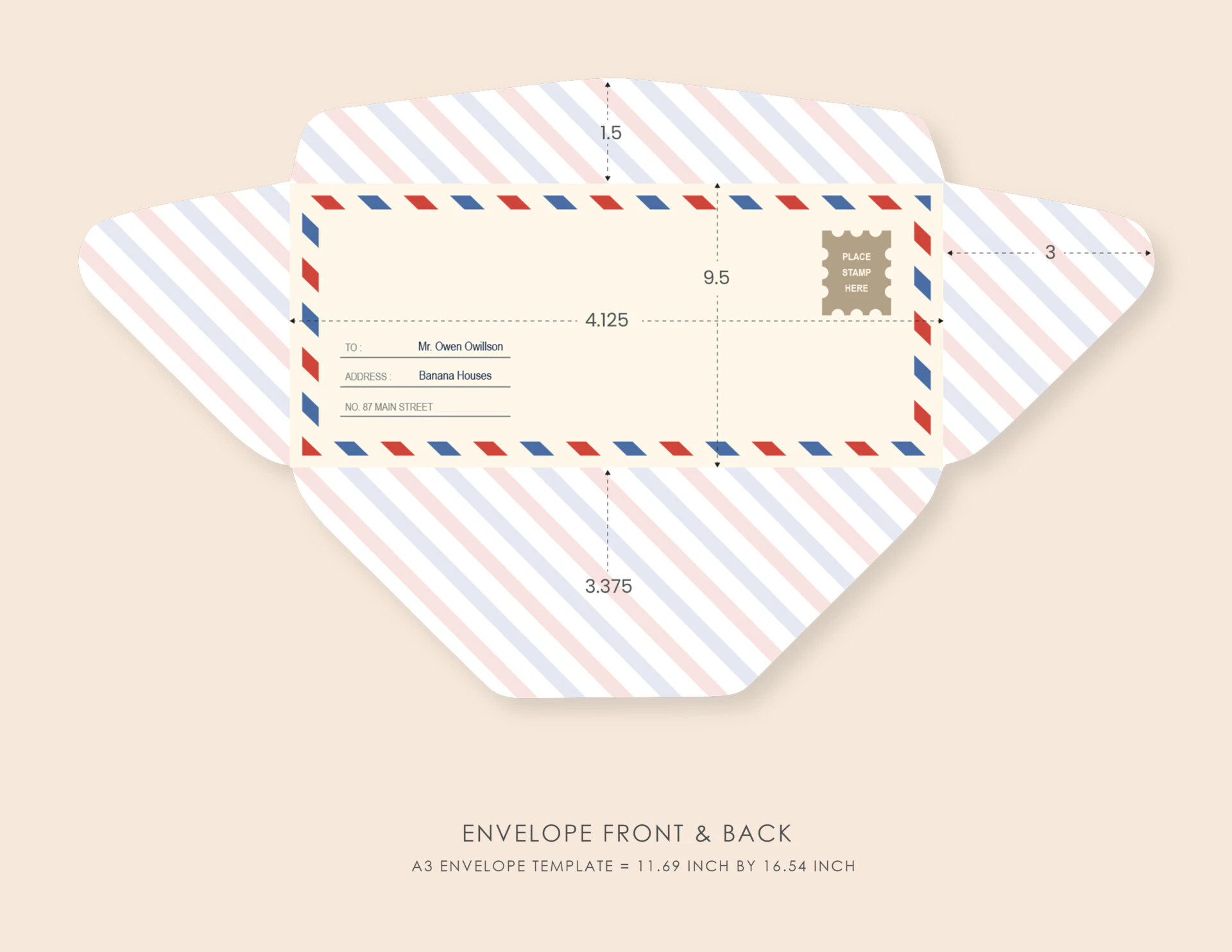 Mail Envelope Template Mail Envelope Template