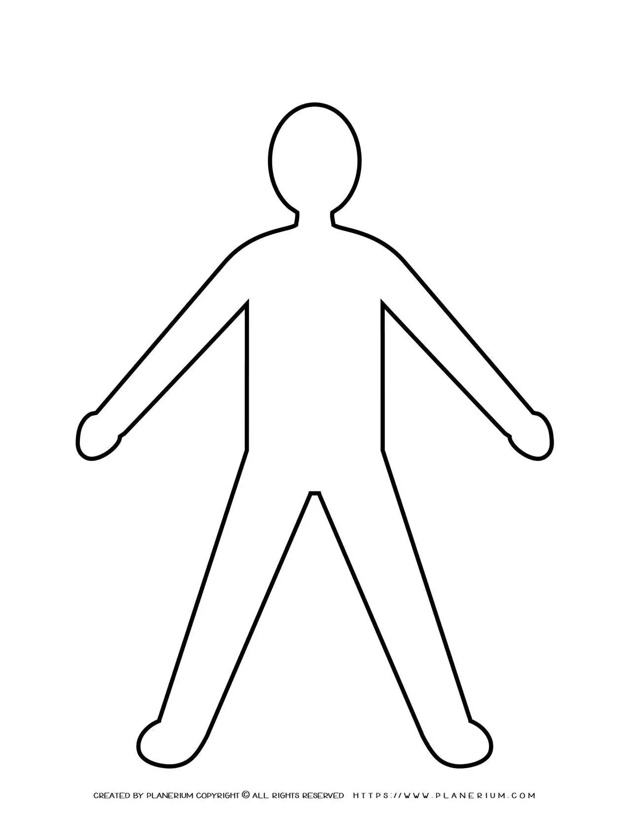 Man Spread Legs And Arms Outline Silhouette Man Spread Legs And Arms Outline Silhouette