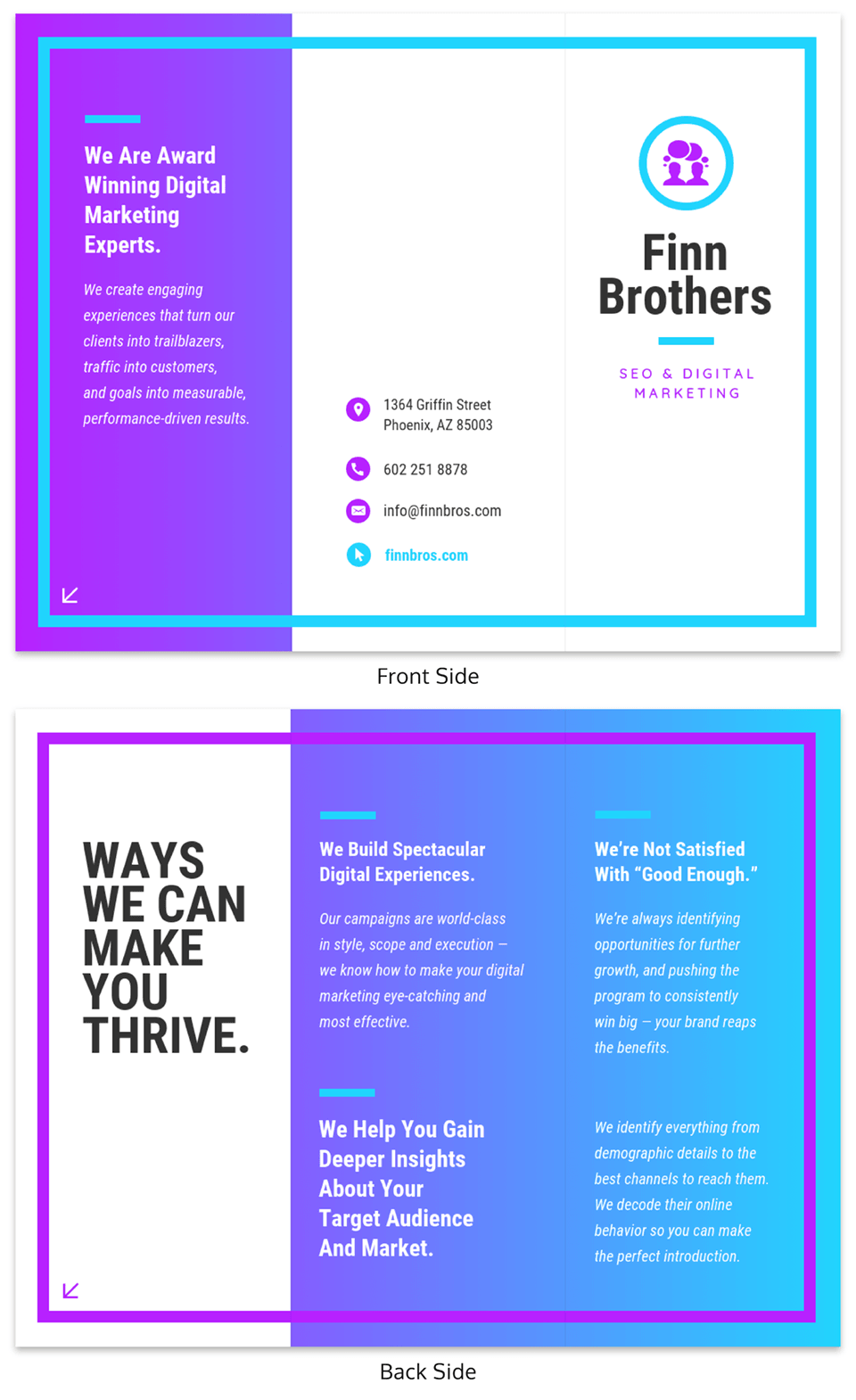 Marketing Brochure Examples Marketing Brochure Examples