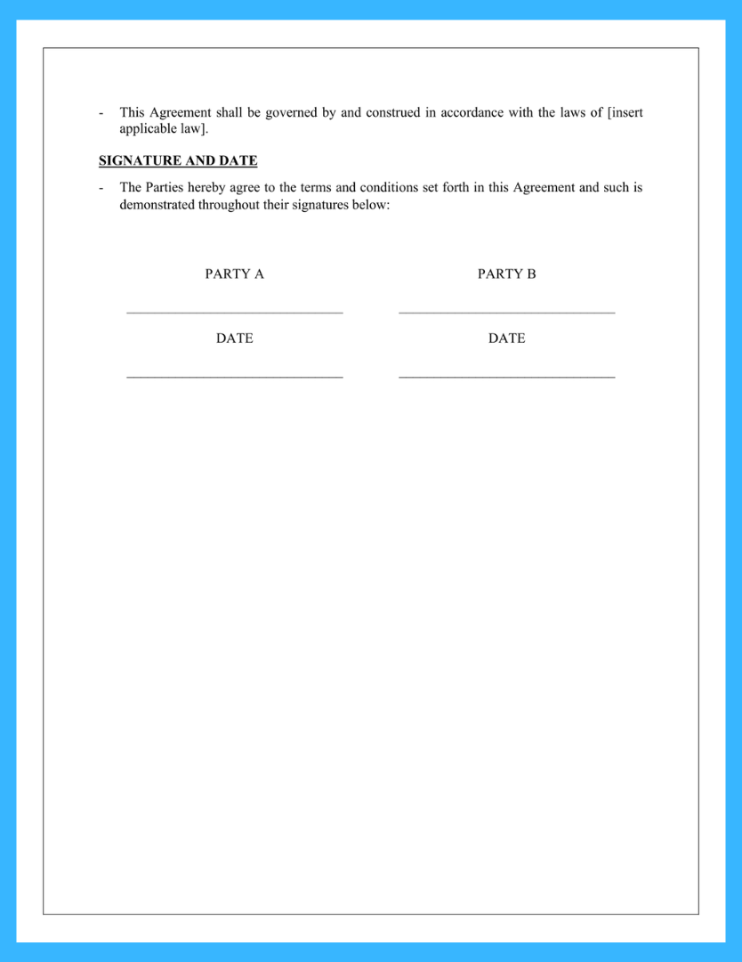 Memorandum Of Understanding Template