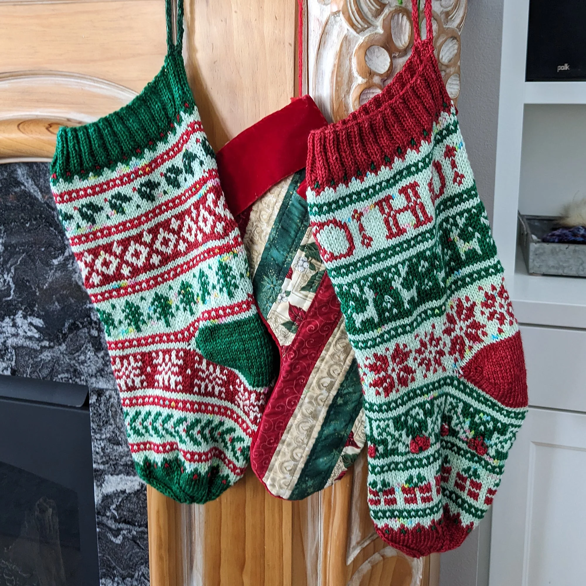 Merry Knit Mas Christmas Stocking Pattern