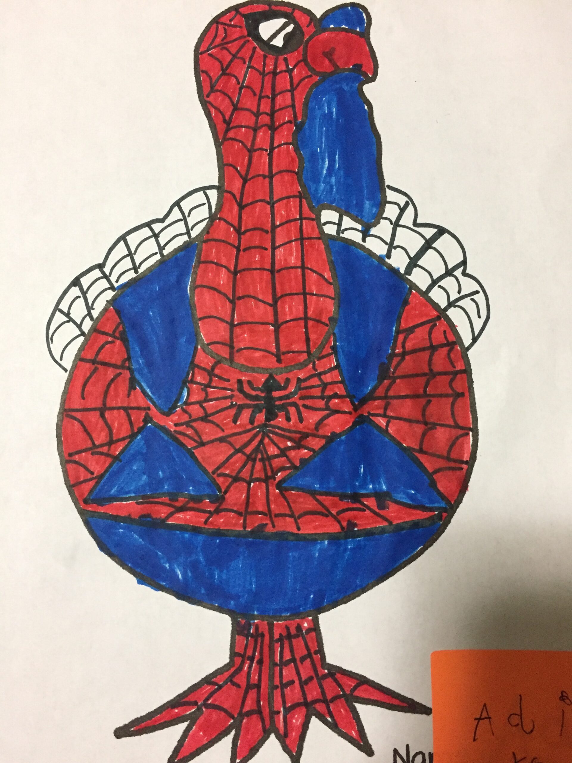 spiderman turkey template spiderman turkey template